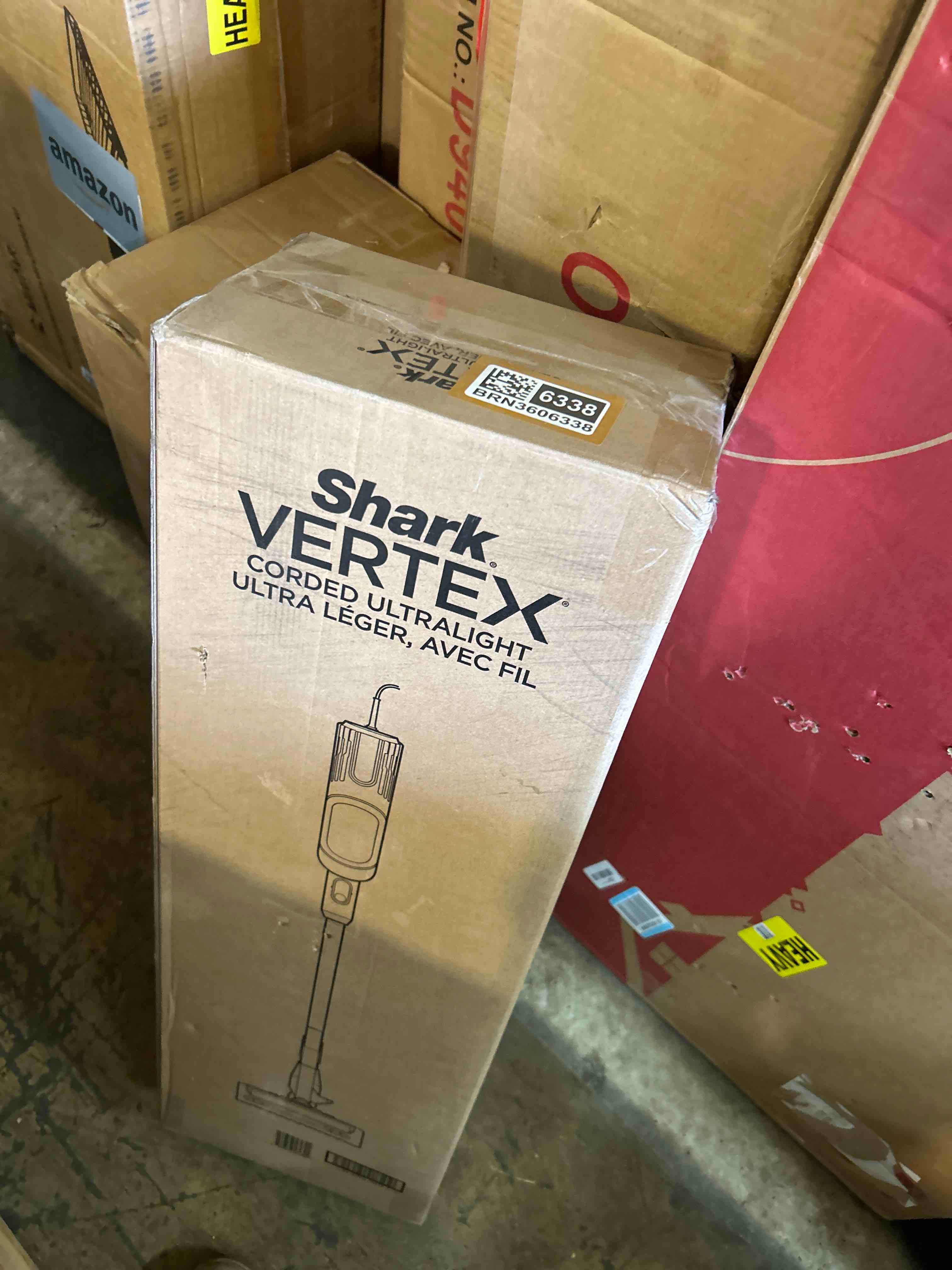 Condition photo showing New/Like New for Shark UV580 Corded Stick Vacuum Performance Ultralight DuoClean with Self-Cleaning Brushroll, Removable Handheld, Blue (Renewed)