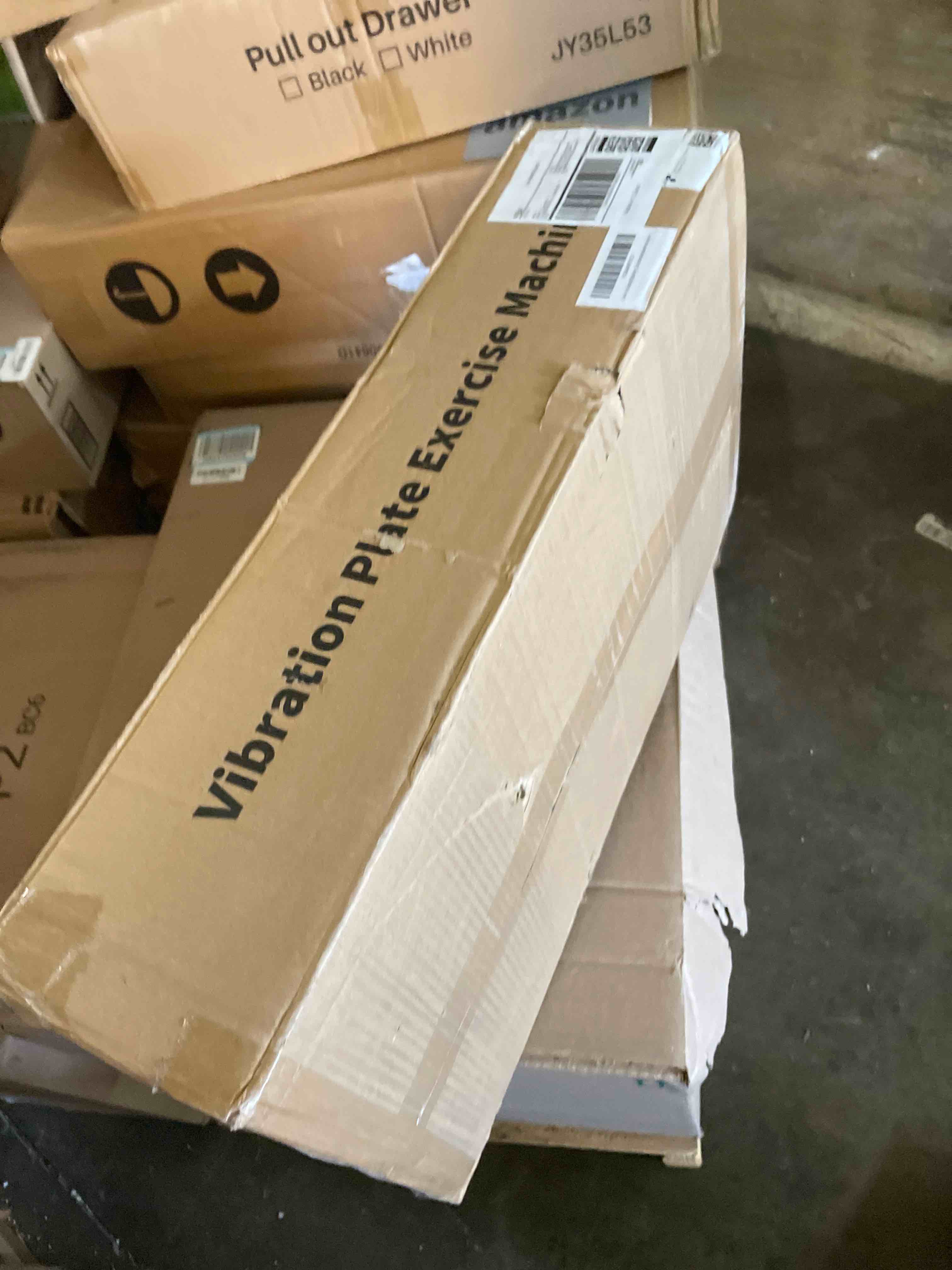 Condition photo showing Good Condition for Vibration Plate Exercise Machine, 130 Levels Full Body Workout Vibrating Plate for Lymphatic Drainage Weight Loss, 450 Lbs Capacity Shake Fitness Platform with Resistance Bands Bluetooth for Women Men