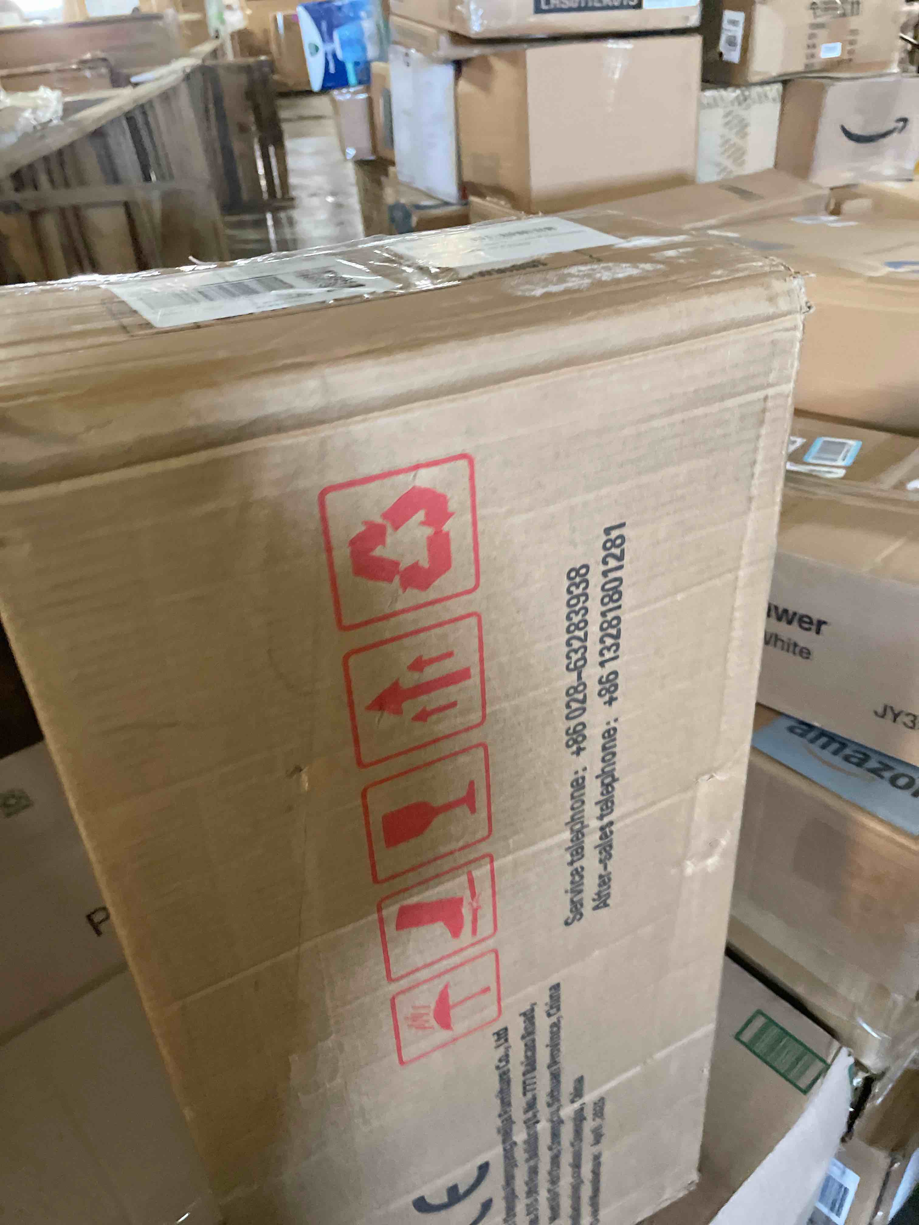 Condition photo showing Good Condition for TuckTect Solid Wood Console Table, Narrow Entryway Table with Storage Shelf, Modern Couch Shelves Small Entry Way Tables for Entryway, Front Hall, Hallway (White)