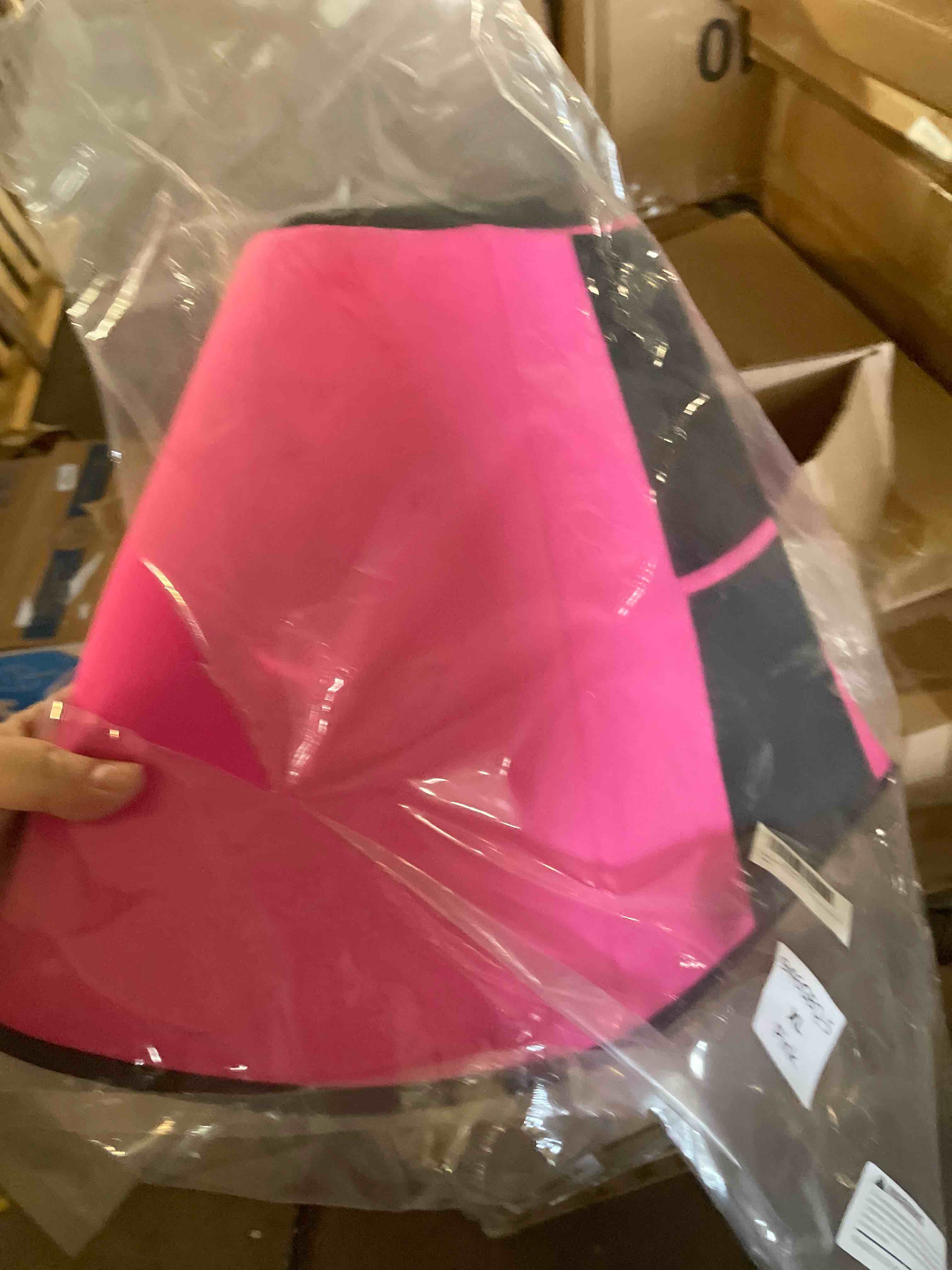 Condition photo showing New/Like New for Queenmore Dog Cone XL, Soft Dog Cones for Large Dogs After Surgery, Cone for Dogs to Stop Licking, Elizabethan Collar for Pet, Alternative to Recovery Collar for Large Breeds, Pink XL XL Pink