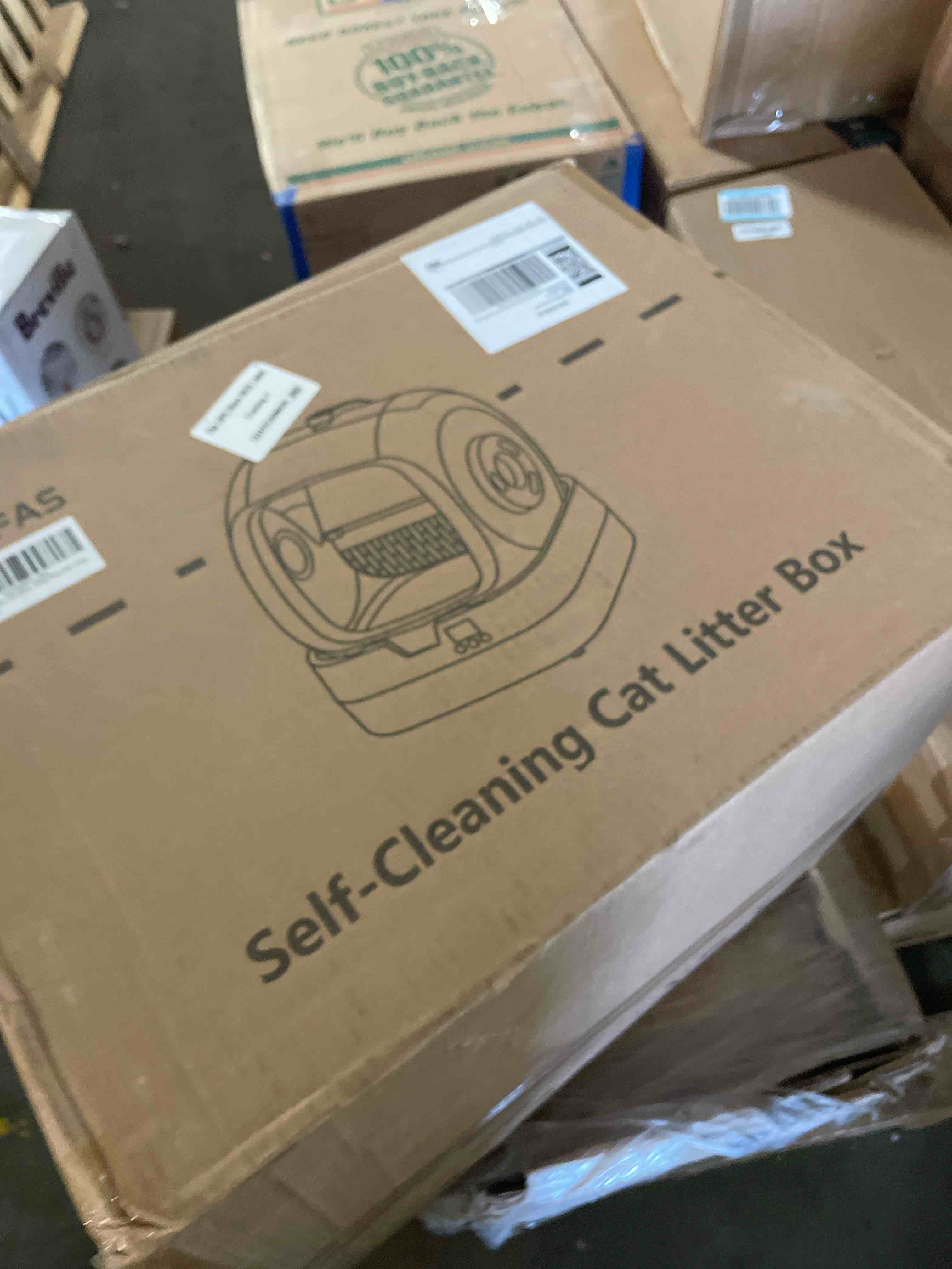 Condition photo showing New/Like New for UPFAS Automatic Cat Litter Box Self Cleaning - APP Control - Weight Monitoring - Ultra-Quiet, Medium Cats and Kittens Litter Box, Safe Anti-Pinch?Assembly Required?- Grey
