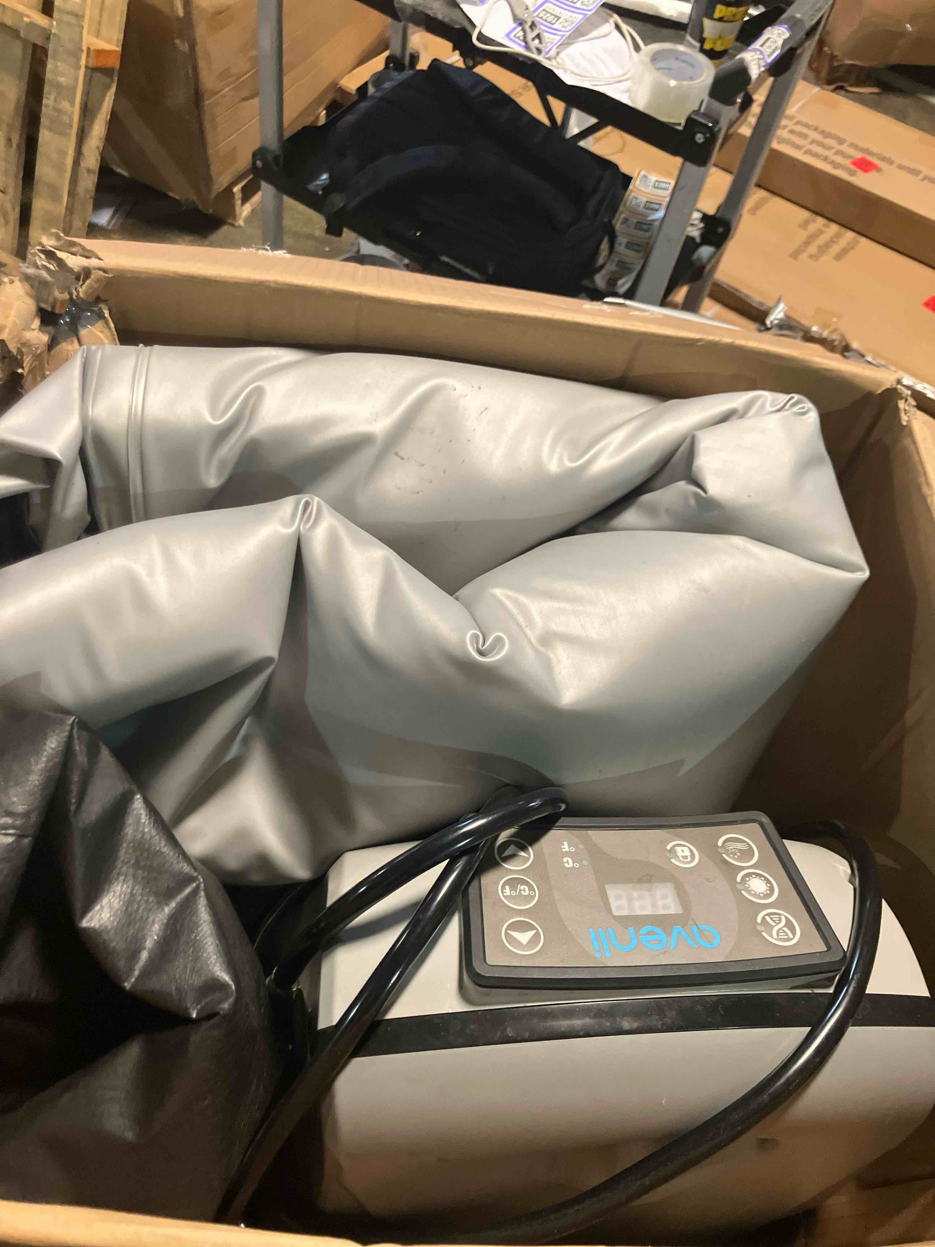 Condition photo showing Good Condition for Avenli London 2-3 Person Inflatable Hot Tub Spa + Cover Rapid Heating up to 104°F 105 Water Jets 181 gal Capacity (Used)