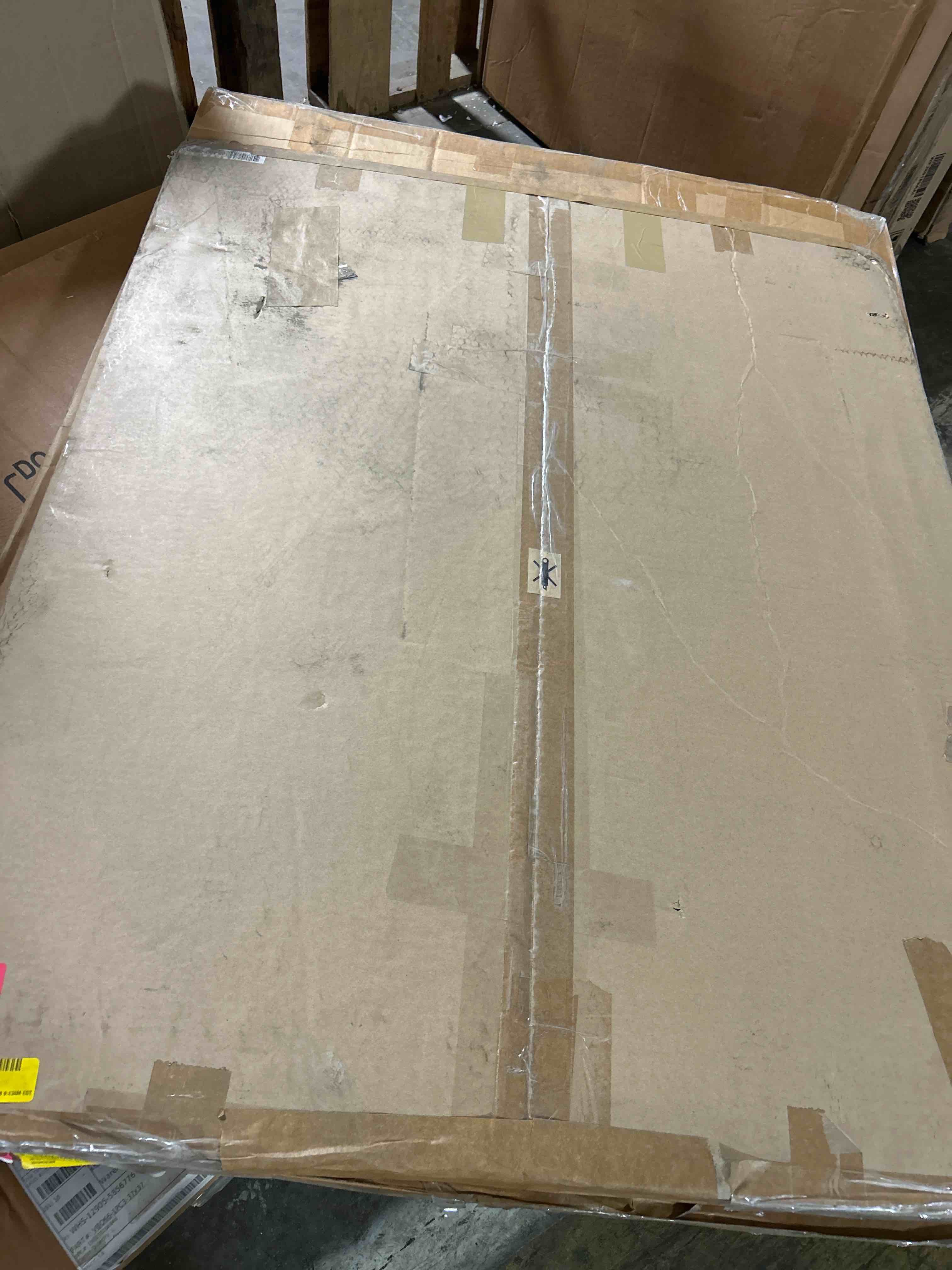Condition photo showing Good Condition for Flash Furniture 33"H x 24"L Acrylic Free-Standing Register Shield and Sneeze Guard