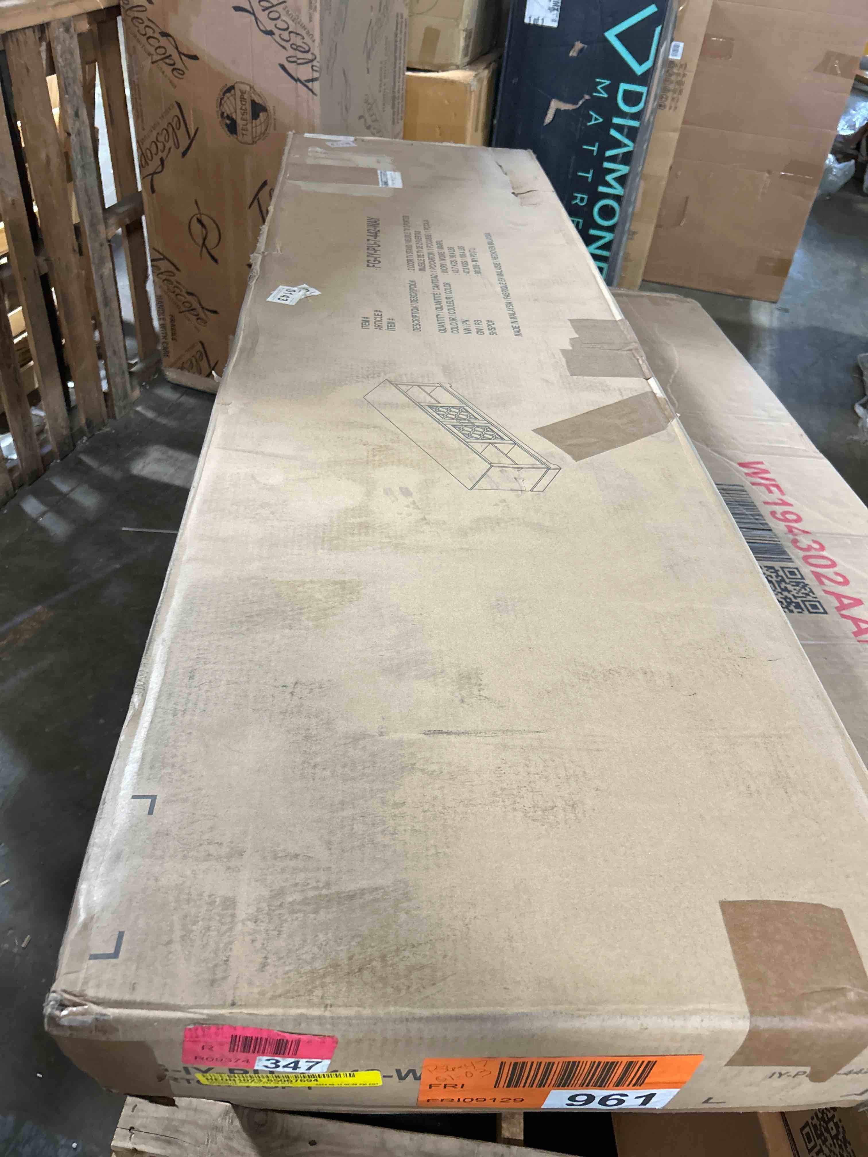 Condition photo showing New/Like New for Chessani TV Stand for TVs up to 75"