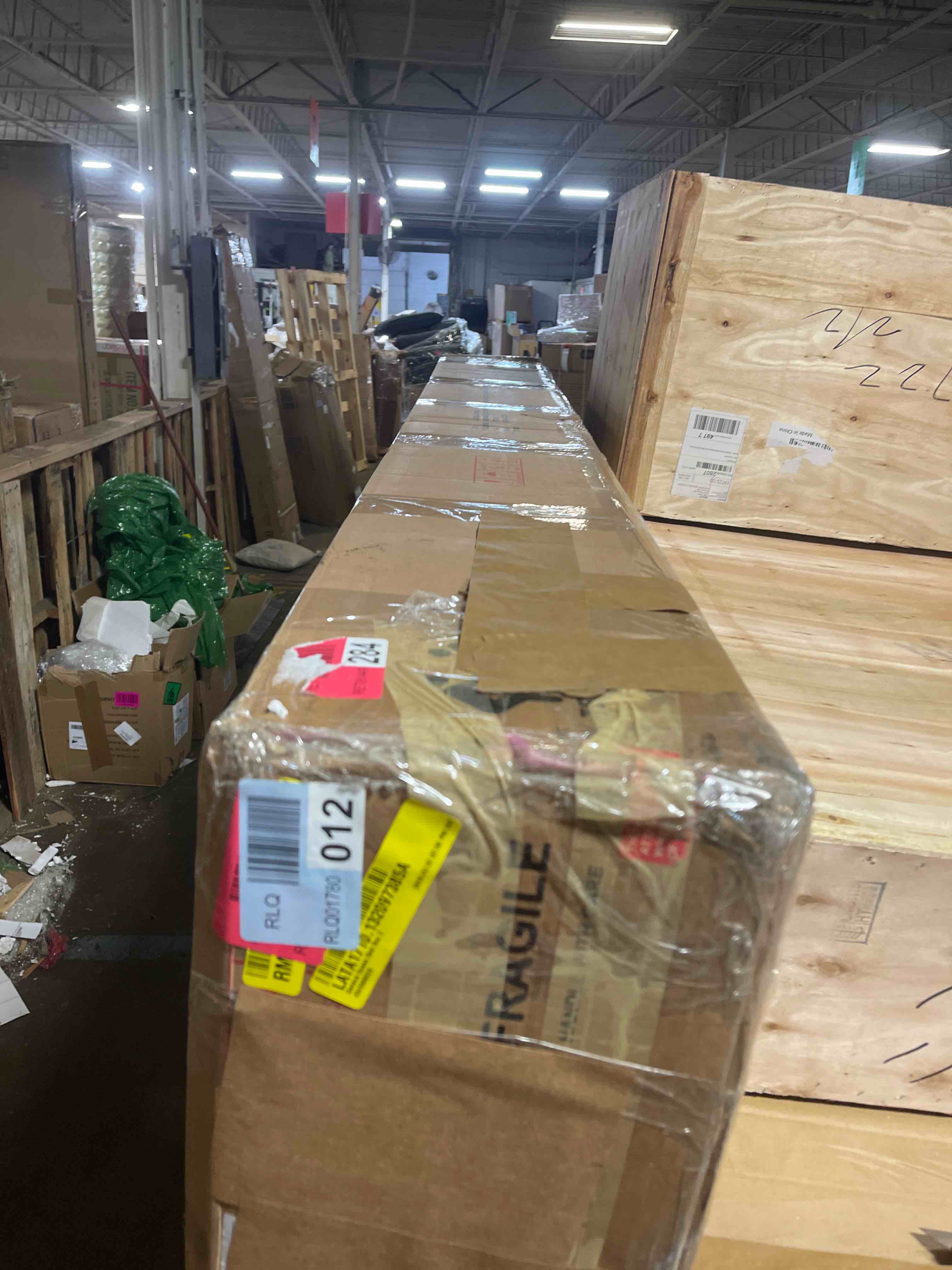 Condition photo showing As Is for Geneva Queen Panel Bed