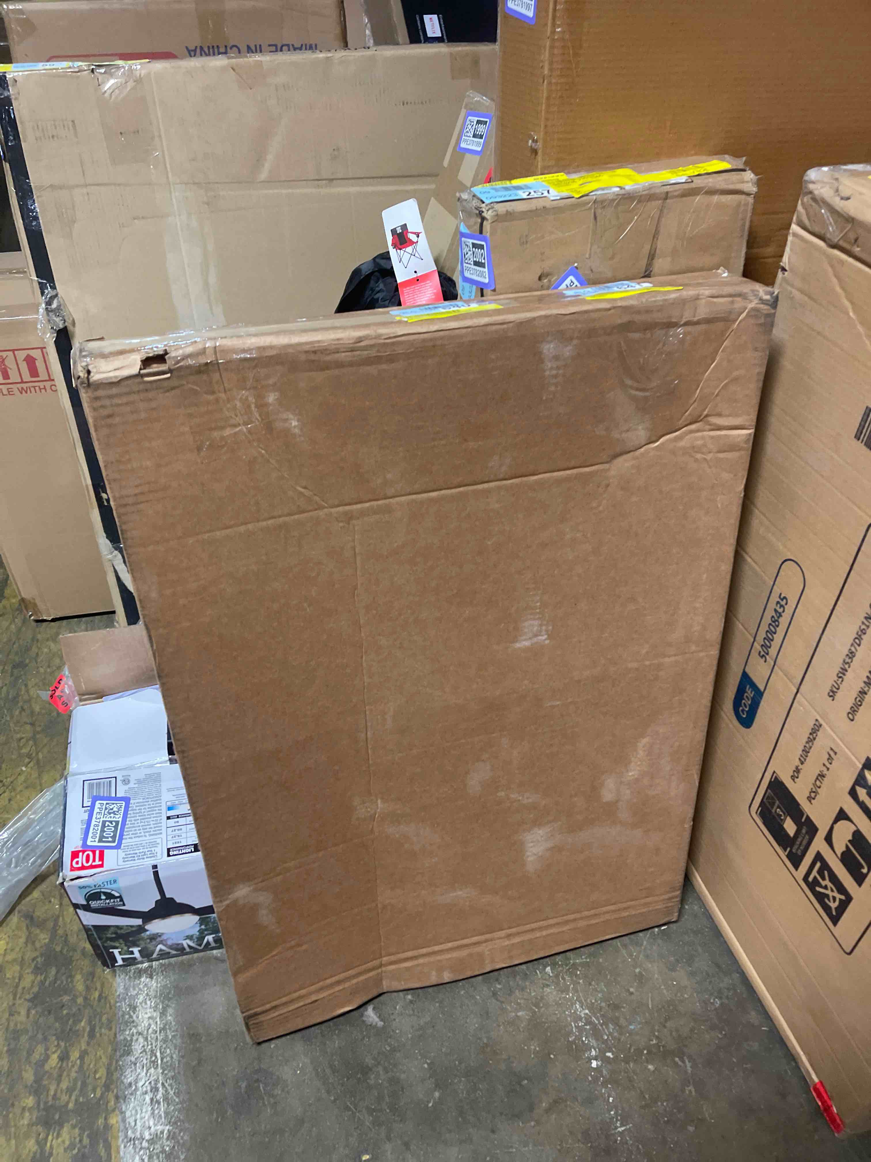 Condition photo showing New/Like New for  UA CH Indigo & Blush Leaves III " by Jennifer Goldberger