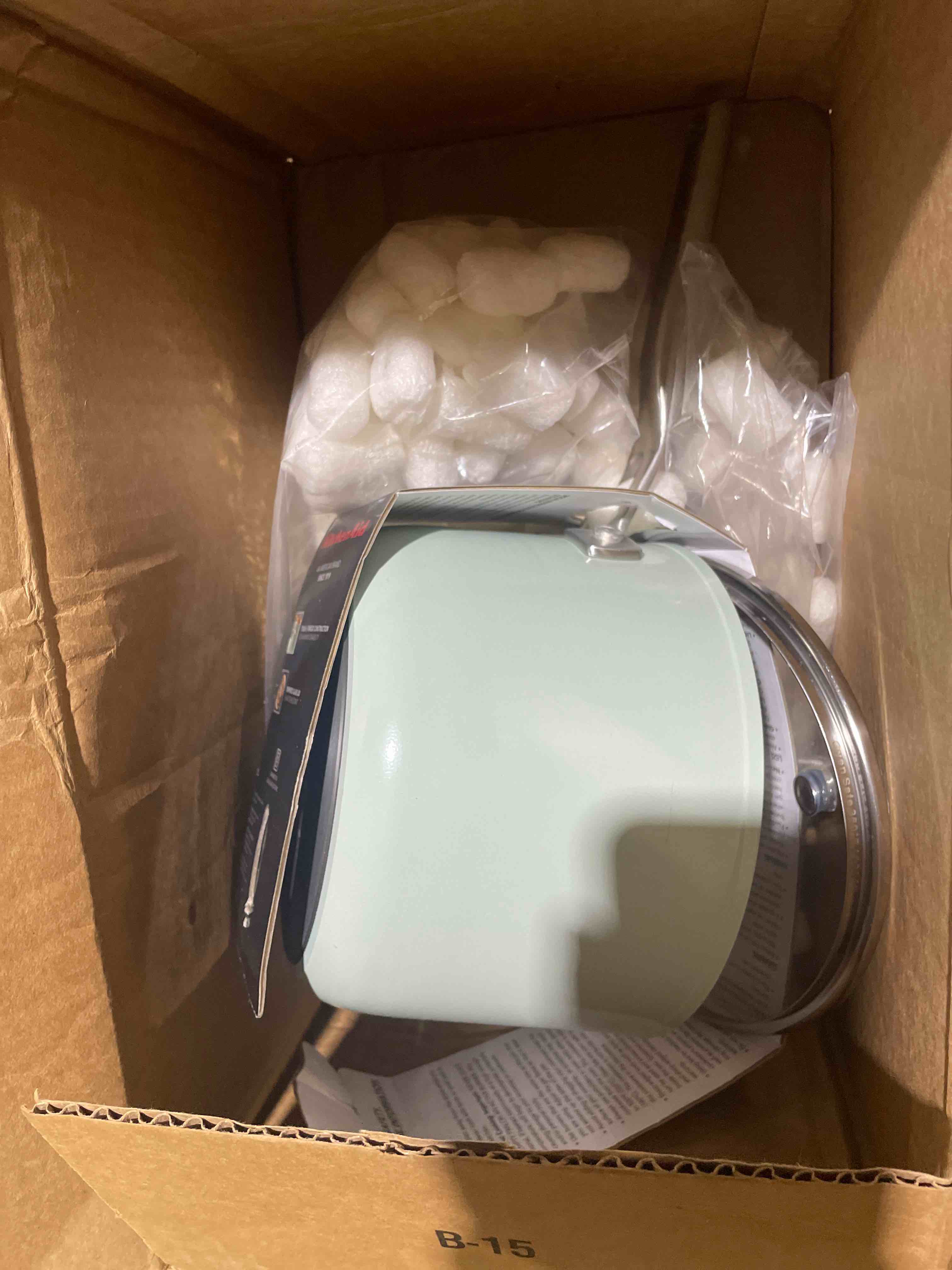 Condition photo showing New/Like New for KitchenAid Hard Anodized Ceramic Nonstick Cookware Sauce Pan with Lid, 3 Quart - Pistachio