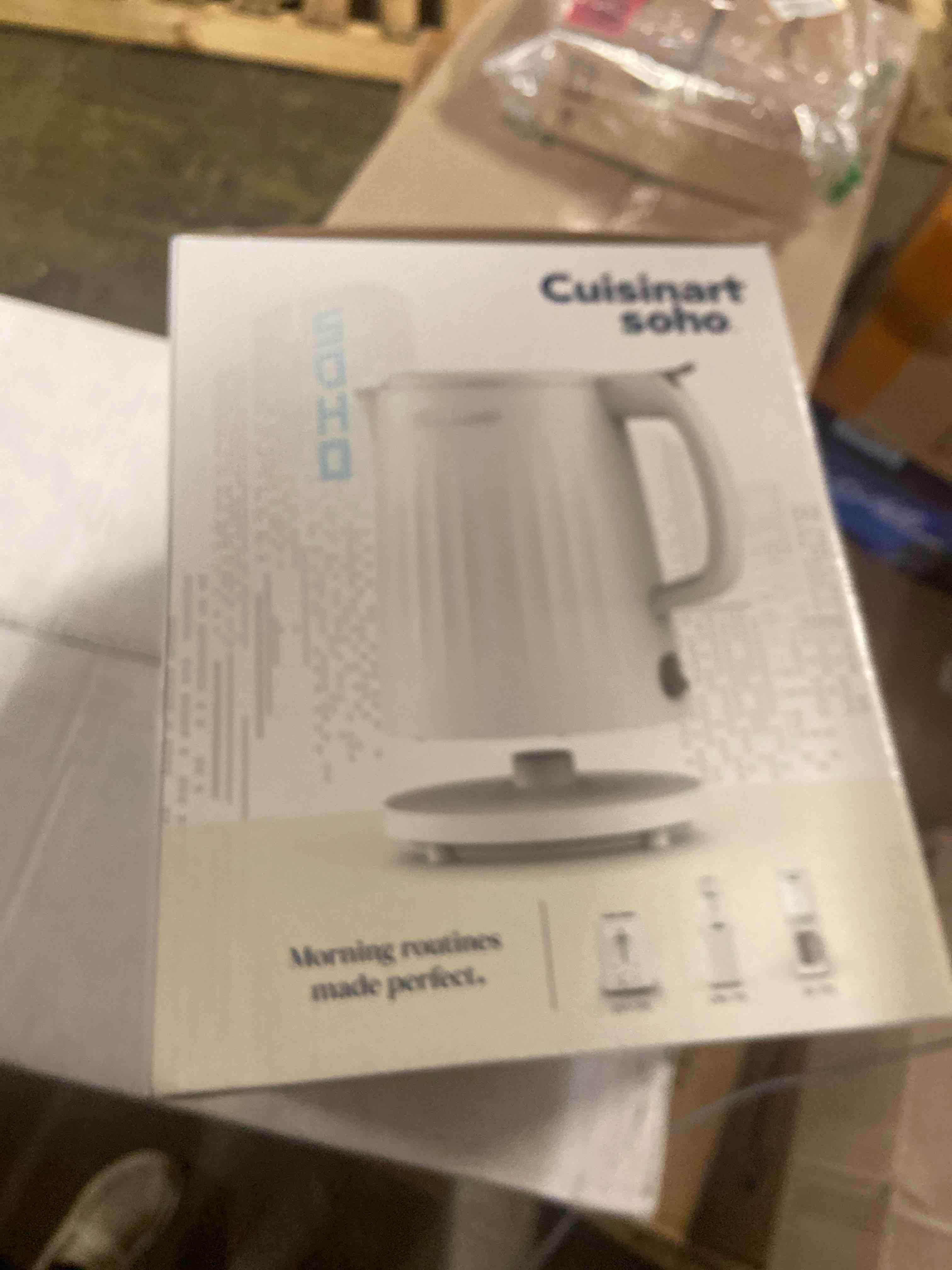 Condition photo showing New/Like New for Cuisinart® Soho™ 1-Liter Double-Wall Electric Kettle, Truffle