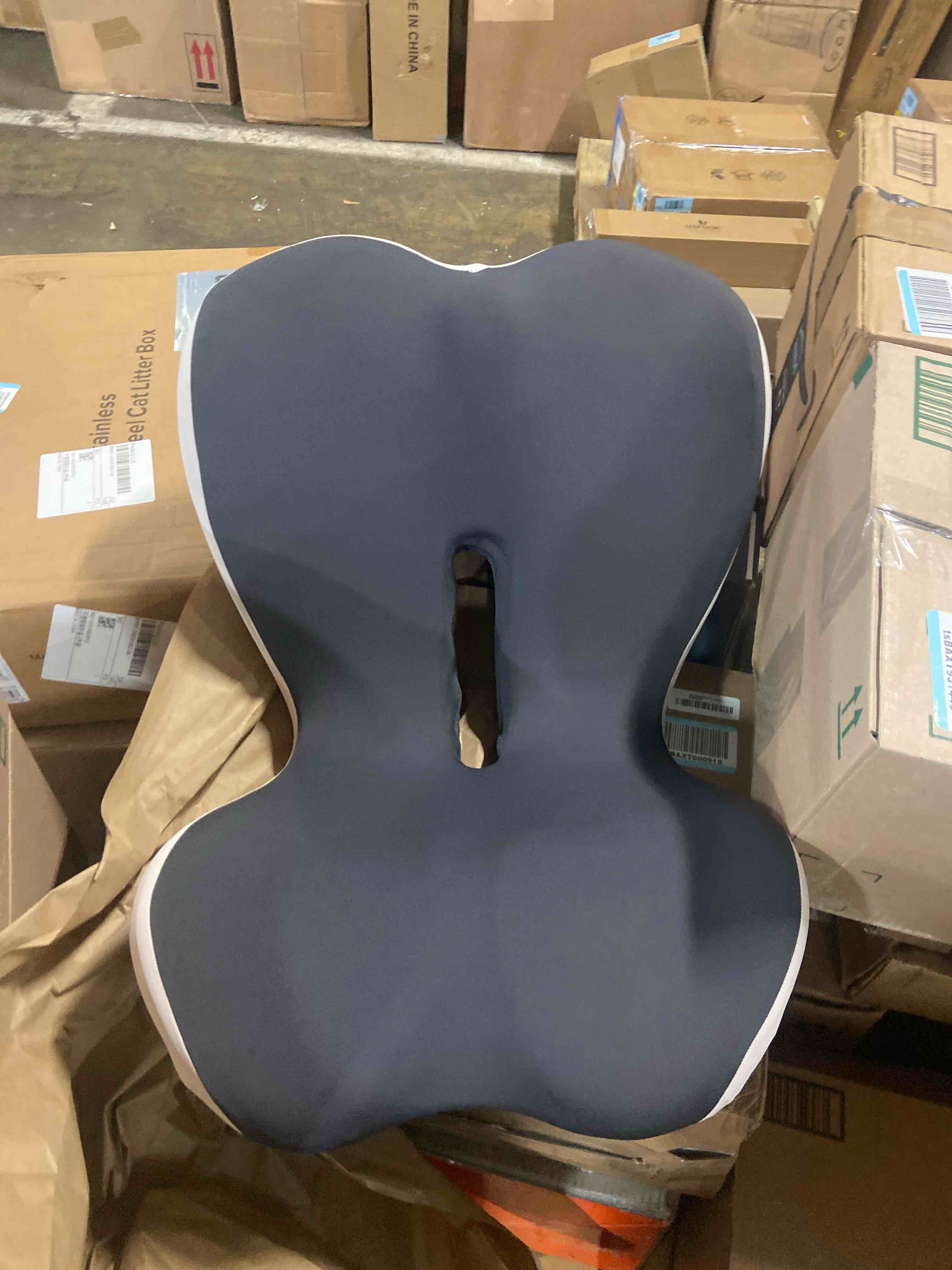 Condition photo showing New/Like New for Memory Foma Car Seat Cushion Long Driving, Office Chair Cushions Relief Back Reducing Hips Pain, Driver Support Lumbar Ergonomic Non Slip Hemorrhoid Pillow, Comfort Wheelchair Tailbone Pad