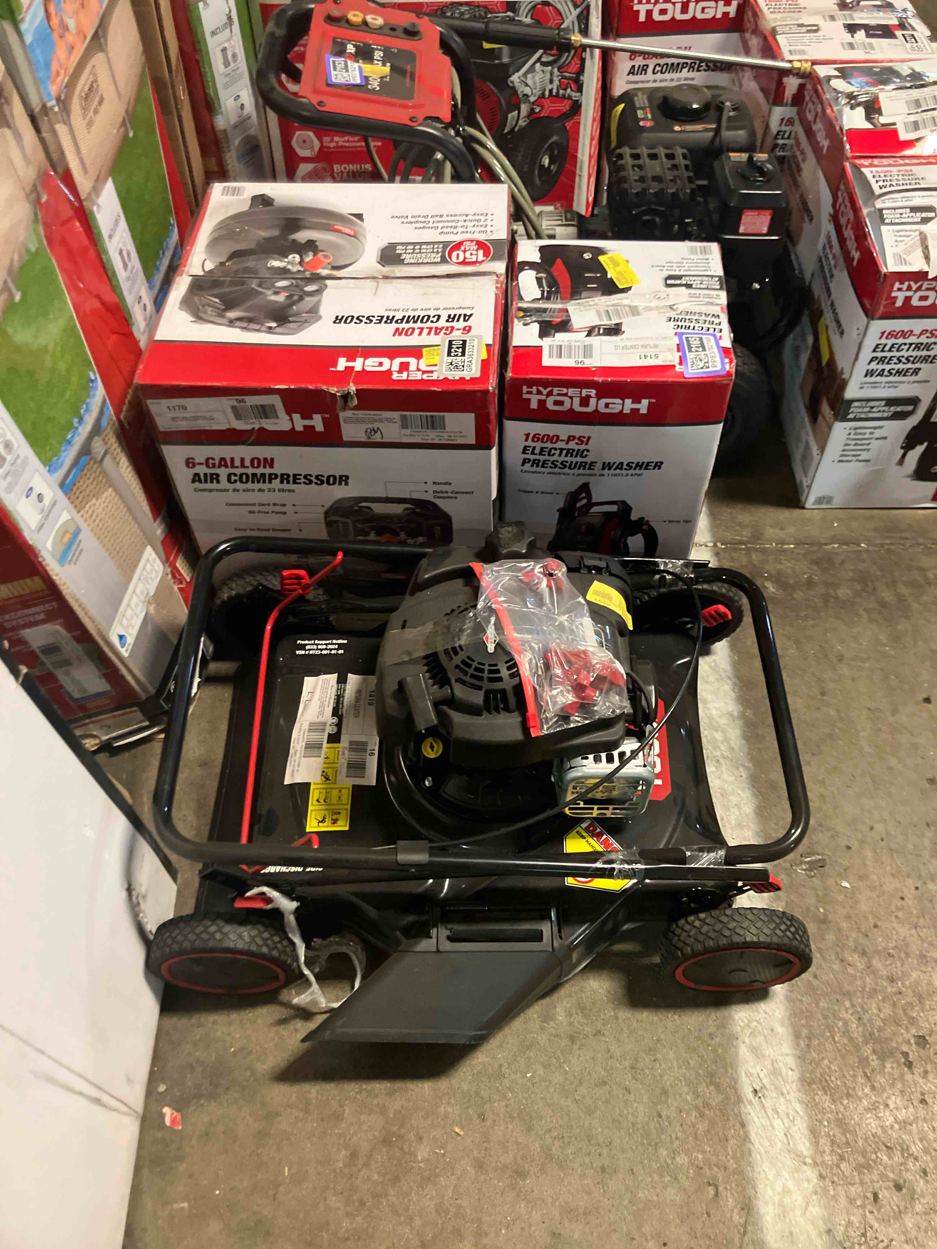 Condition photo showing Good Condition for Hyper Tough 20" 125cc Gas Powered Walk-Behind Push Lawn Mower with Briggs & Stratton Engine, Black (Does not come in a box)