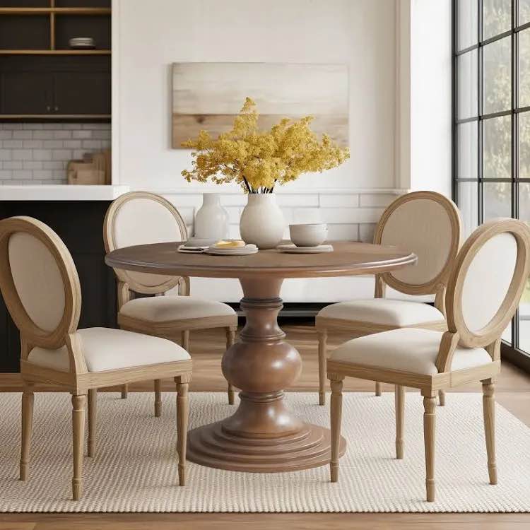 Lexi 46" Round Pedestal Dining Table (Table leg only)