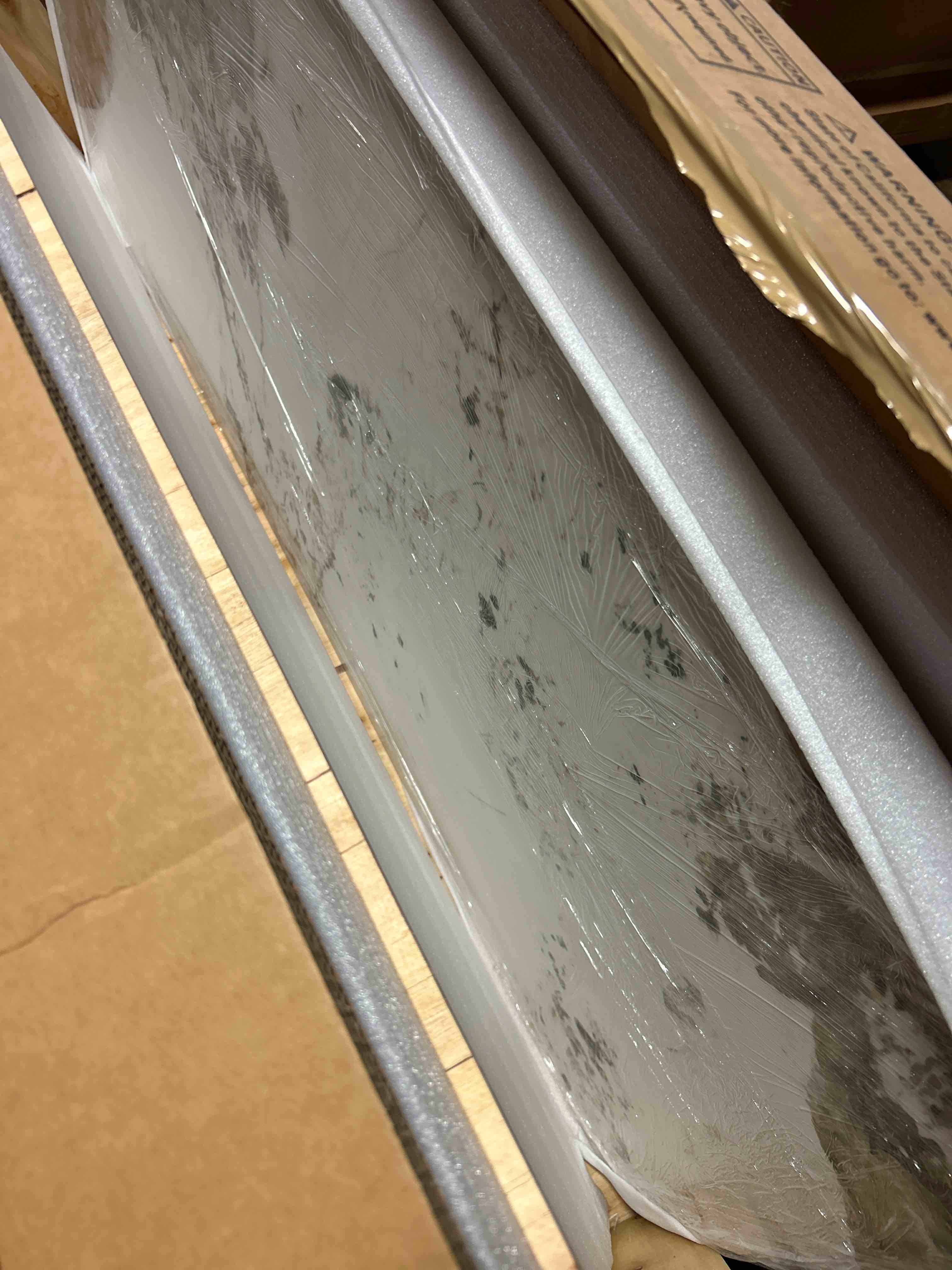 Condition photo showing Good Condition for FLEXISPOT Whole Piece 55"x28" Desktop 1" Thickness Height Adjustable Desk Rectangular Tabletop Marble Grey Board (55INCH Marble Grey)