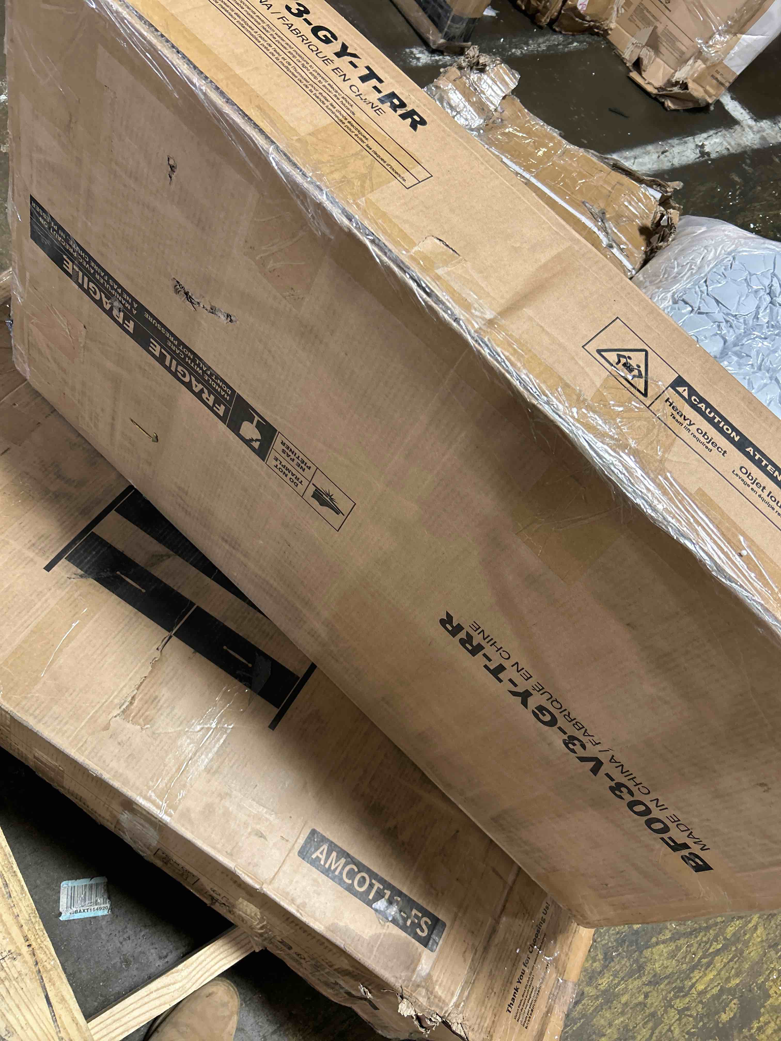 Condition photo showing Good Condition for Rolanstar Bed Frame Twin Size with Charging Station and LED Lights, Upholstered Headboard with Storage Shelves, Heavy Duty Metal Slats, No Box Spring Need, Noise Free, Easy Assembly, Dark Grey