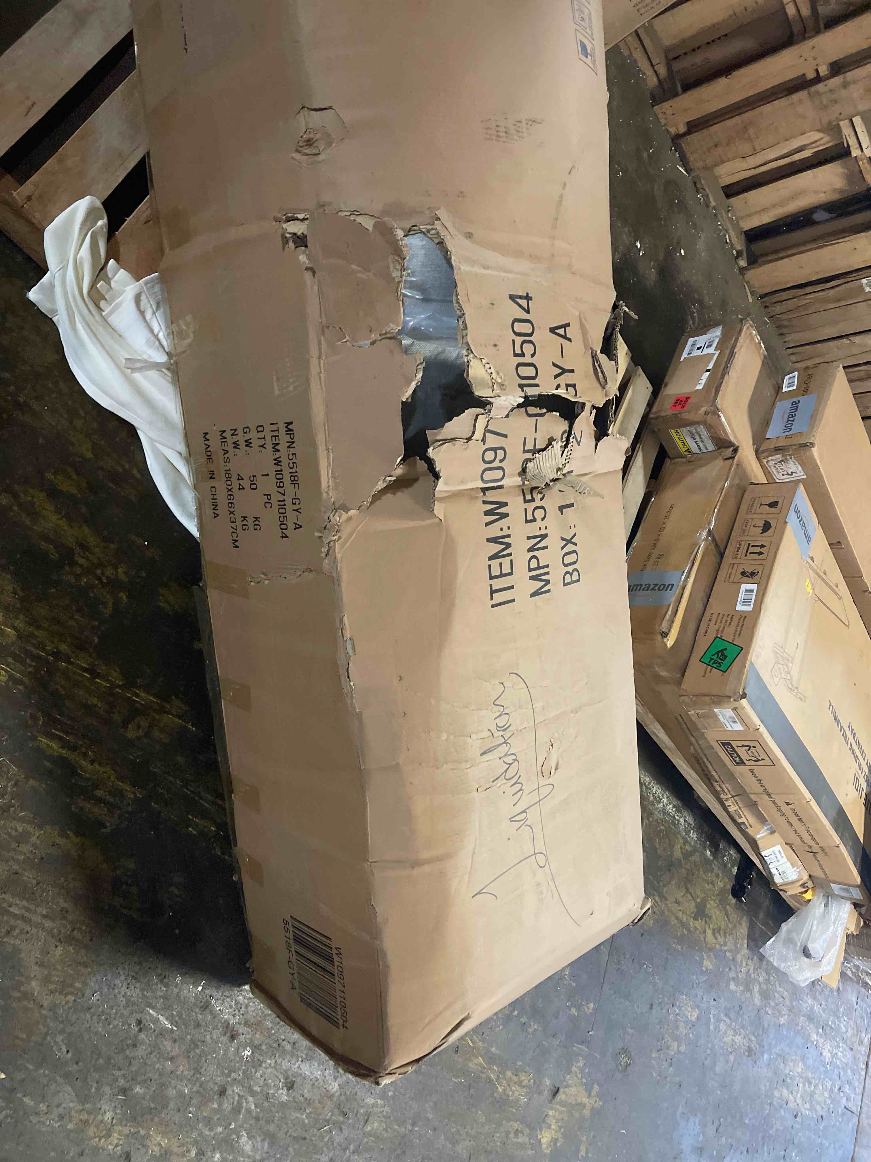 Condition photo showing As Is for Gurnaik Upholstered 3-Seater Sofa