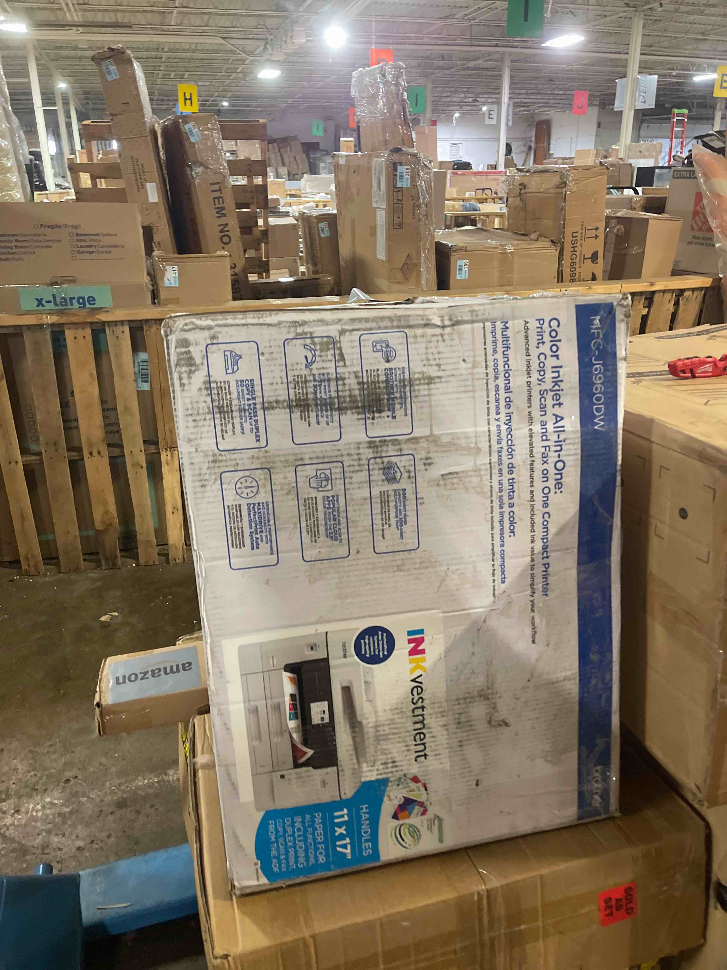 Condition photo showing New/Like New for HP OfficeJet Pro 9125e Wireless All-in-One Color Inkjet Printer, Print, scan, copy, fax, ADF, Duplex printing best-for-office, 3 month Instant Ink trial included, AI-enabled (403X0A)