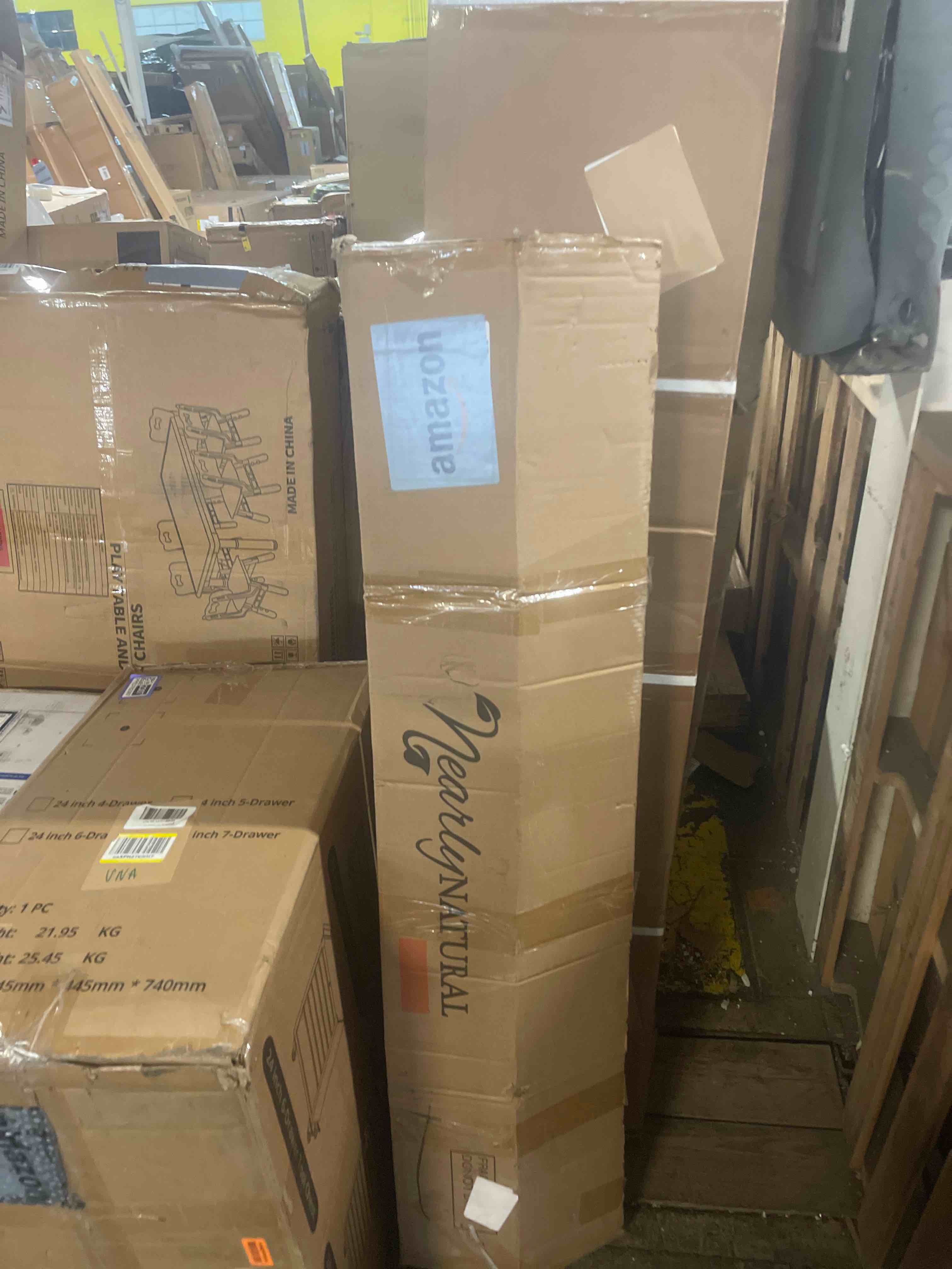 Condition photo showing New/Like New for Artificial Dracaena Tree 5FT - Fake Tree with Black Tall Planter - Faux Yucca Tall Fake Floor Plant in Pot - Artificial Plant for Home Office Living Room Decor Indoor Black 5ft