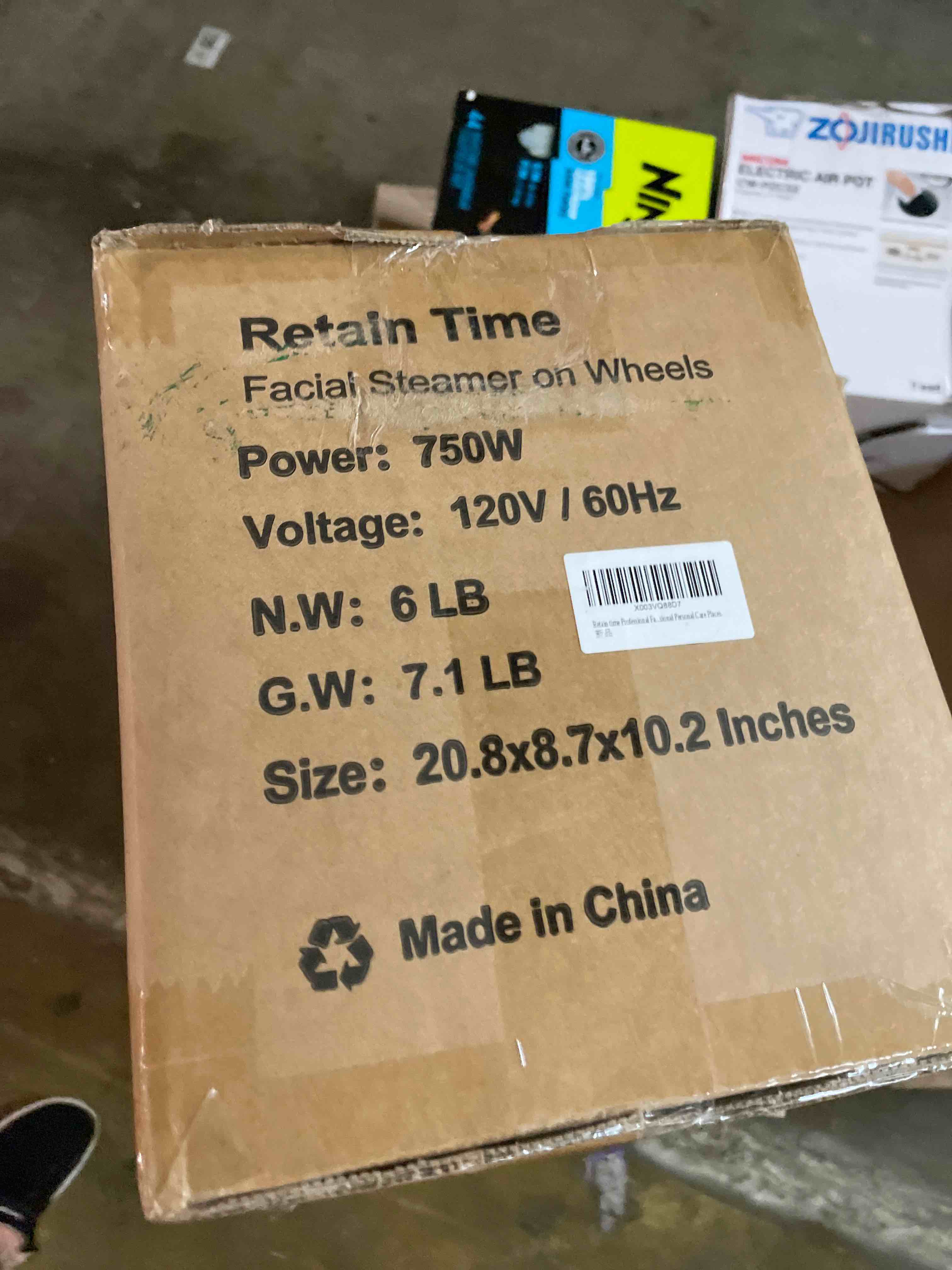 Condition photo showing New/Like New for Facial Steamer, Face Steamer on on Wheels with More Steam, Adjustable Height for Face Steamer Suitable for Personal Home and Professional Personal Care Places?Moisturizing and Hydrating. steamer-01 Large Tray