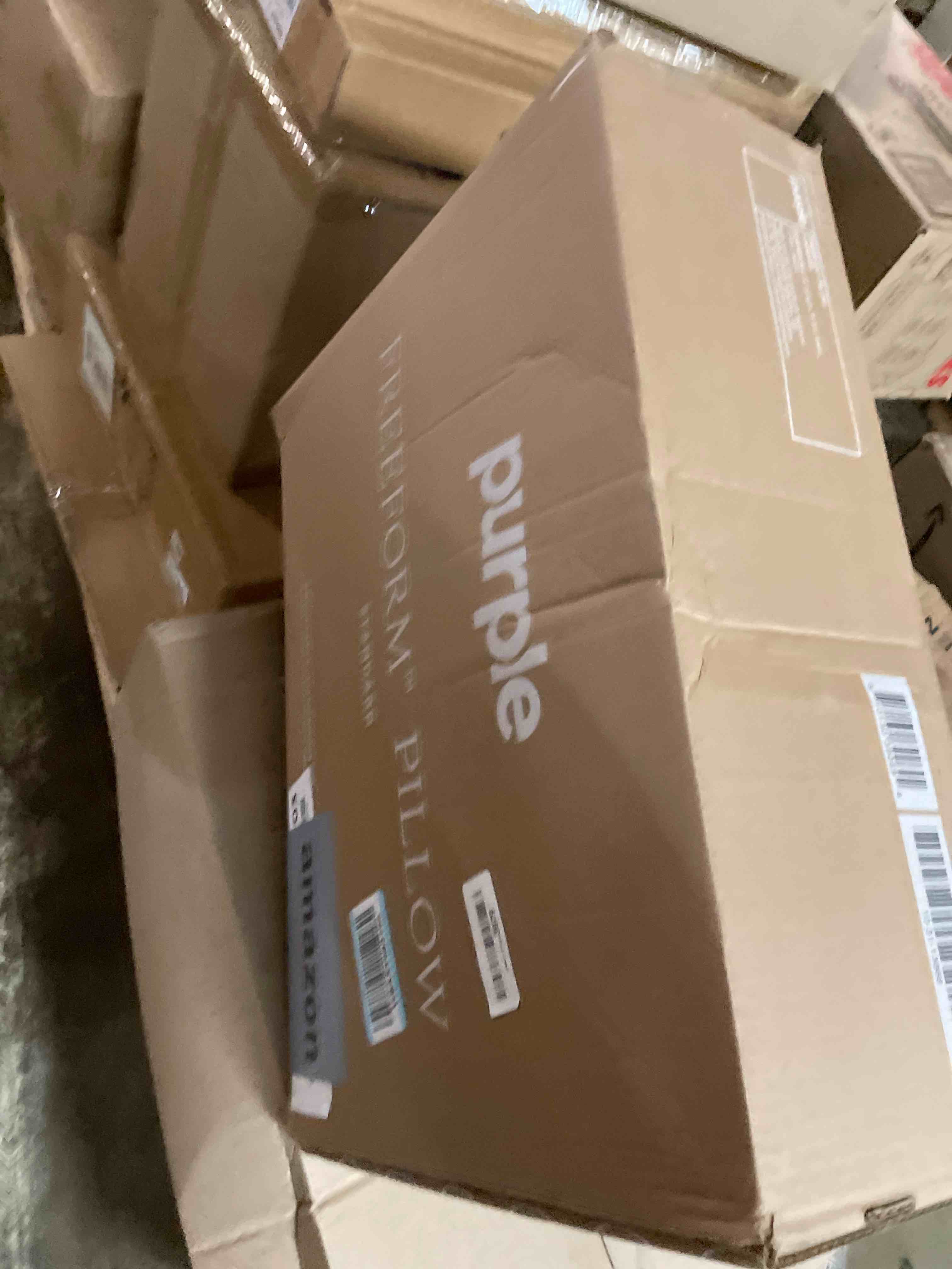 Condition photo showing Good Condition for Purple Freeform Pillow - Standard Size, Customizable Support with GelFlex Grid & MicroFlex Moon Foam - Pressure Relief, Cooling, Extra Filling & Adjustable Height