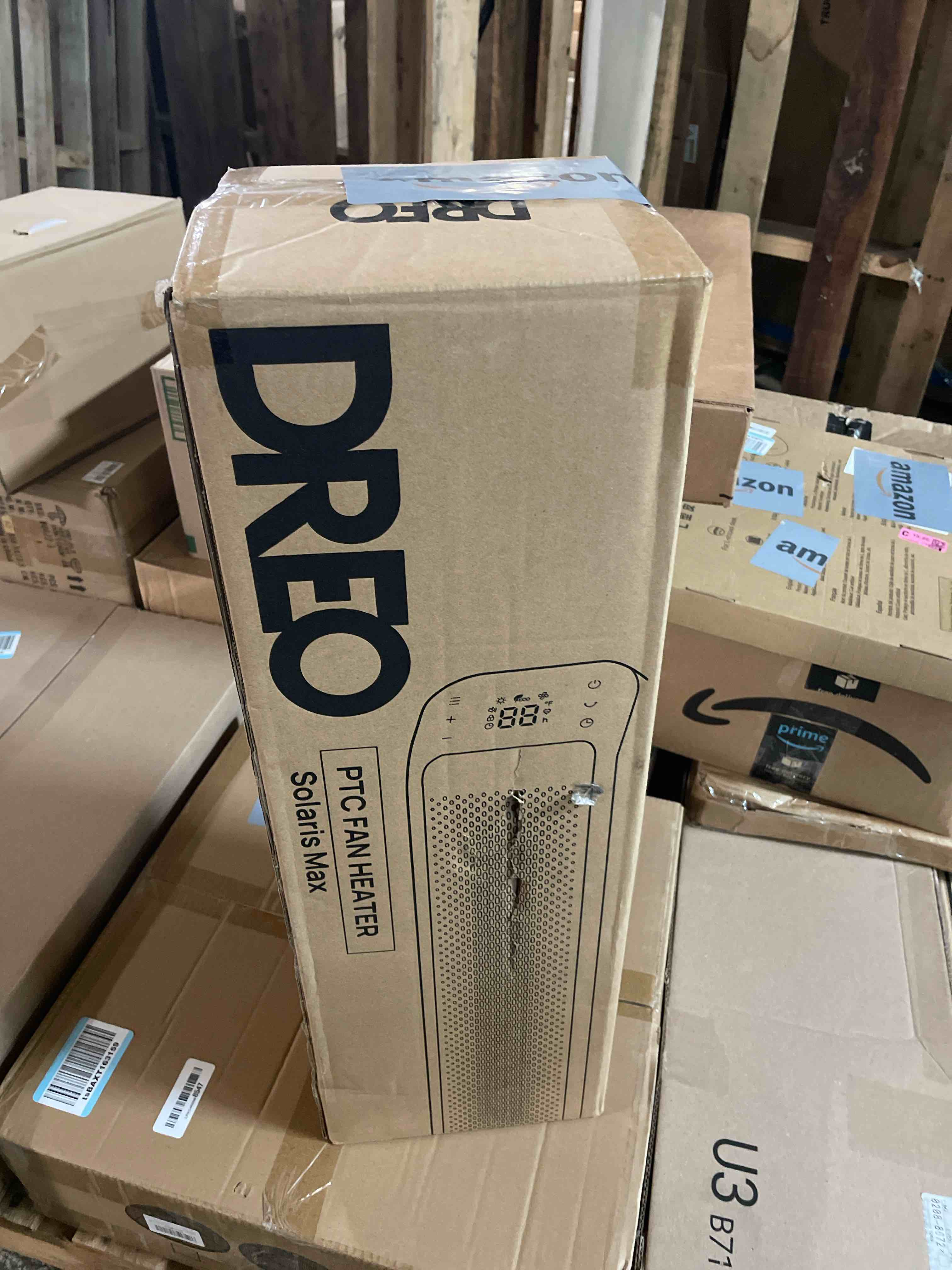 Condition photo showing New/Like New for Dreo Space Heater Indoor, 25" 11.5ft/s Fast Portable Room Heater with Remote and Thermostat, 3 Modes, Overheating & Tip-Over Protection, Electric Heaters for Indoor Use Large Room, Bedroom, Gold Gold Large