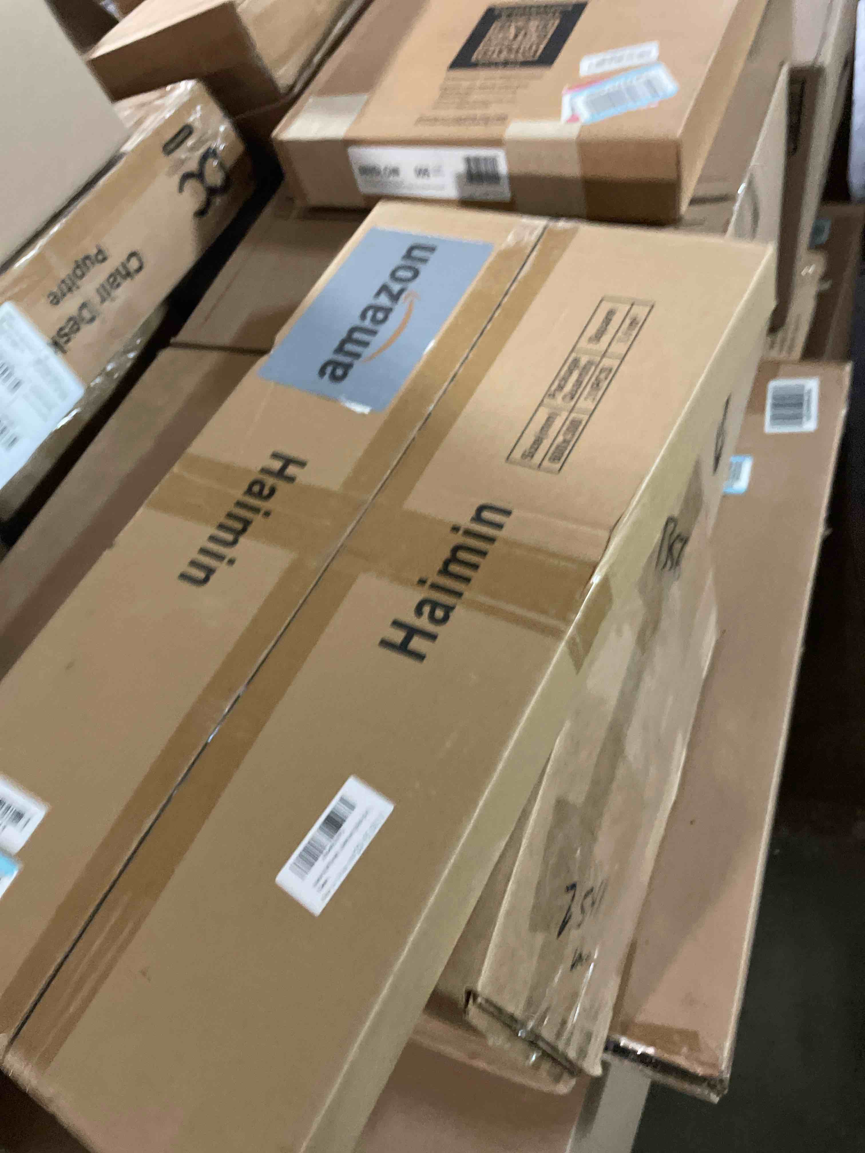 Condition photo showing New/Like New for Haimin Wall Panels Peel and Stick 20 Pieces 23.6x11.8in (38.7 Sq. Ft. Coverage) Lightweight Backsplash Marble Look Tile?not Real Marble, Ideal for Kitchen Bathrooms Living Rooms Bedrooms (Black-JGH)