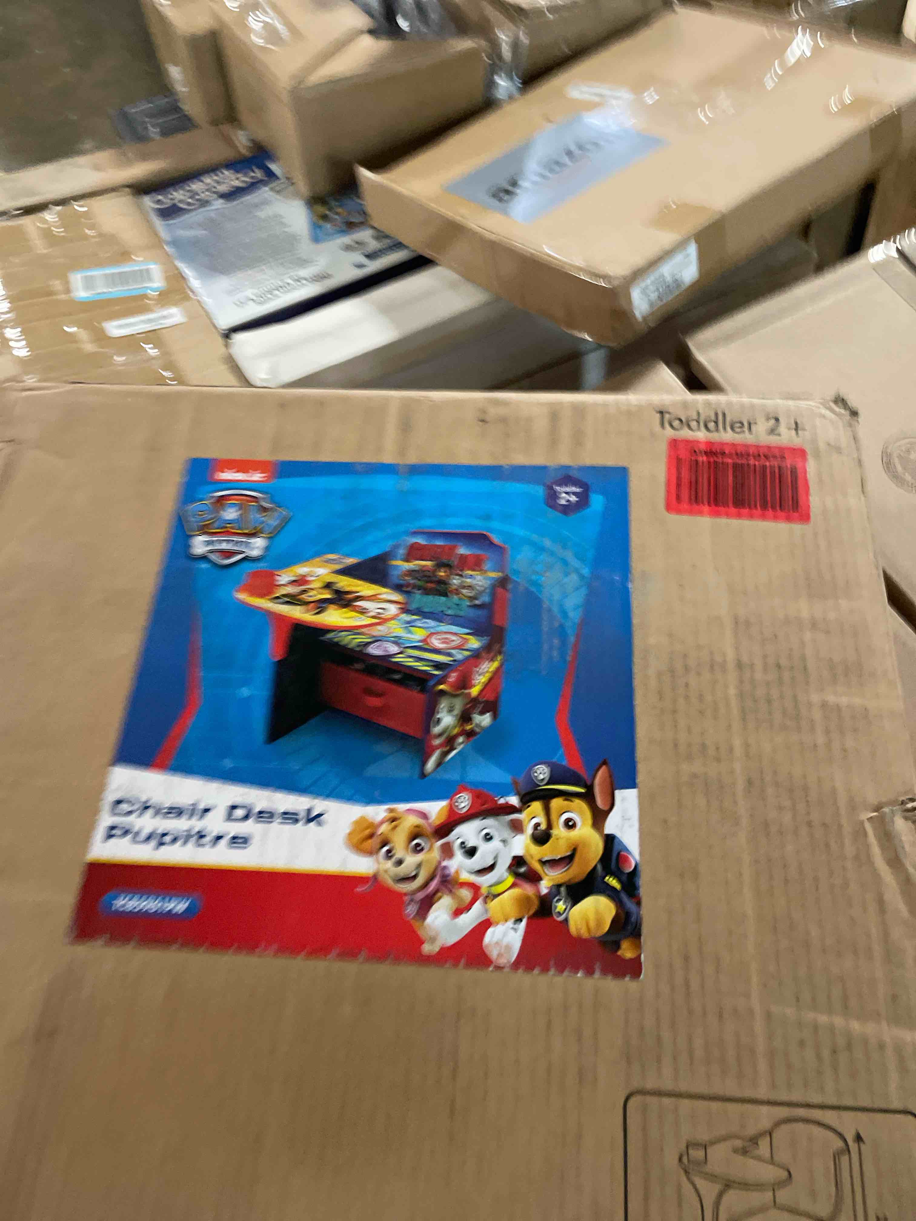 Condition photo showing New/Like New for Delta Children Chair Desk with Storage Bin - Ideal for Arts & Crafts, Snack Time, Homeschooling, Homework, Reading & More, Nick Jr. PAW Patrol, with Cup Holders|Arm Rest, Engineered Wood