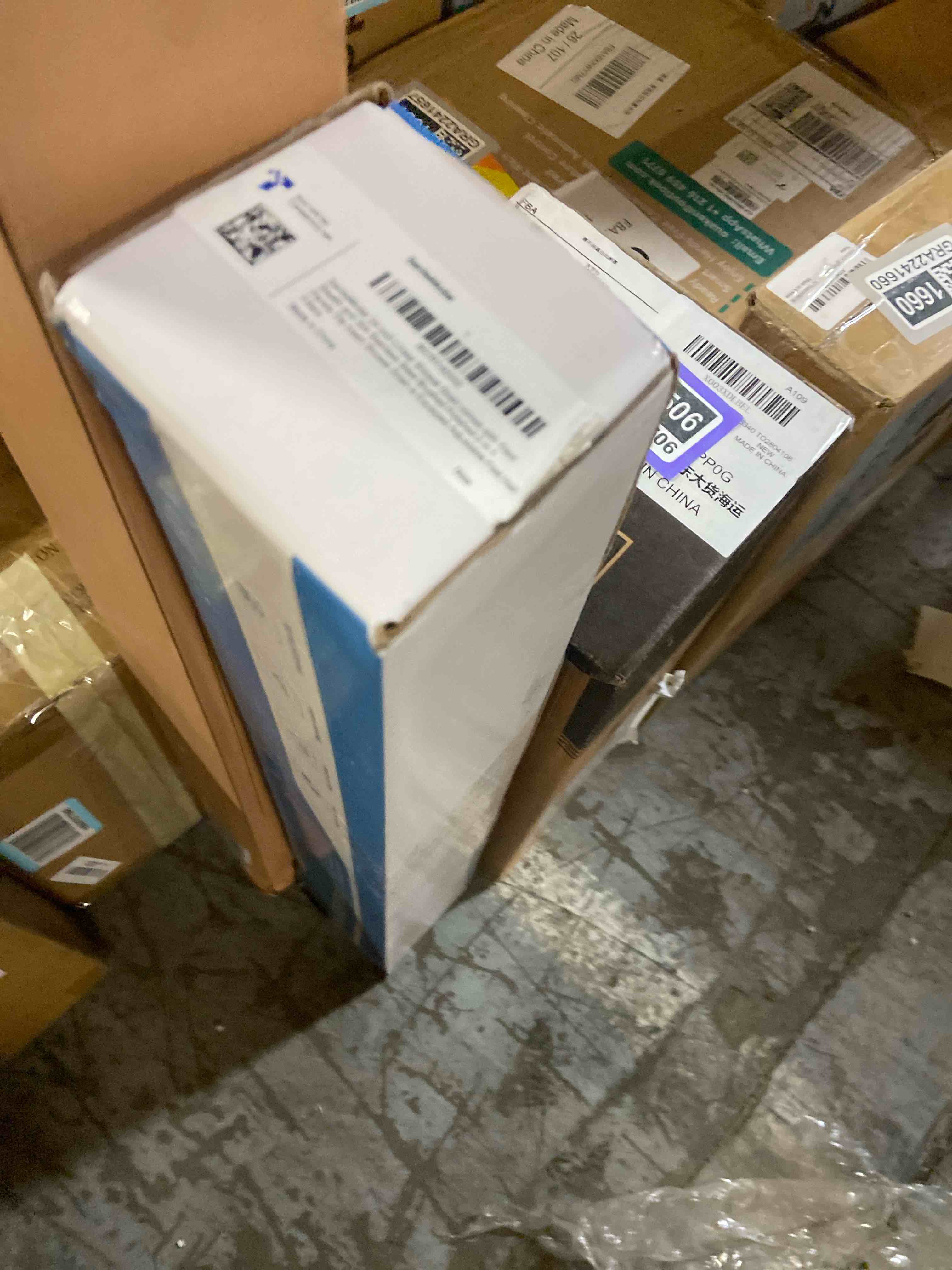 Condition photo showing New/Like New for SaniteModar Linear Shower Drain 24 inch with Tile Insert 2 in 1 Panels, 304 Stainless Steel Brushed Shower Linear Drain, Invisible Drain Equipped Adjustable Feet and Hair Filter Tile Insert Grate 24 INCH