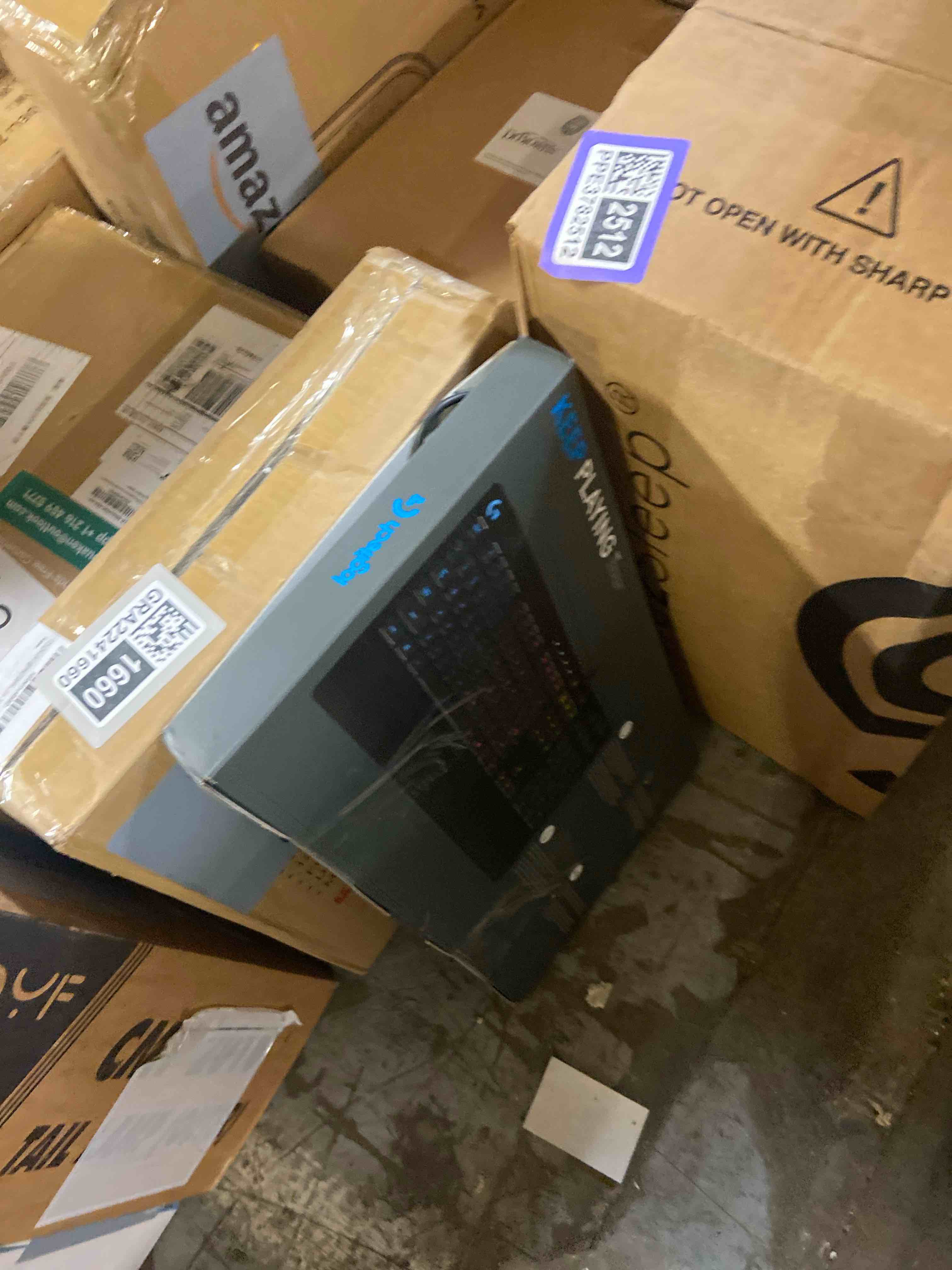 Condition photo showing Good Condition for Logitech G213 Prodigy Gaming Keyboard - Wired RGB Backlit Keyboard with Mech-Dome Keys, Palm Rest, Adjustable Feet, Media Controls, USB, Compatible with Windows – Black