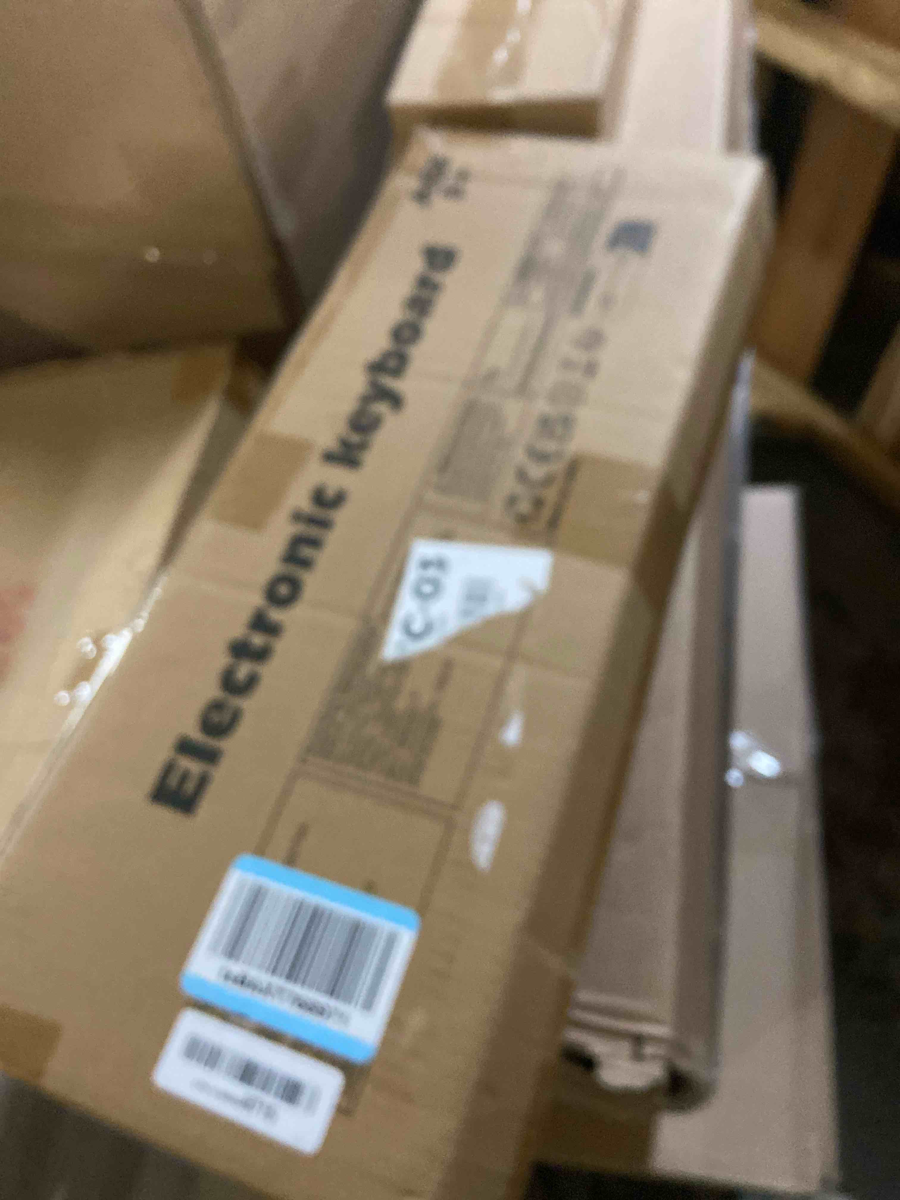 Condition photo showing New/Like New for 49 Key Piano Keyboard for Kids Music Toys Ages 3-5 Electronic Keyboards Pianos with Microphone for 3 4 5 6 Year Old Boys Girls Birthday Gifts Black
