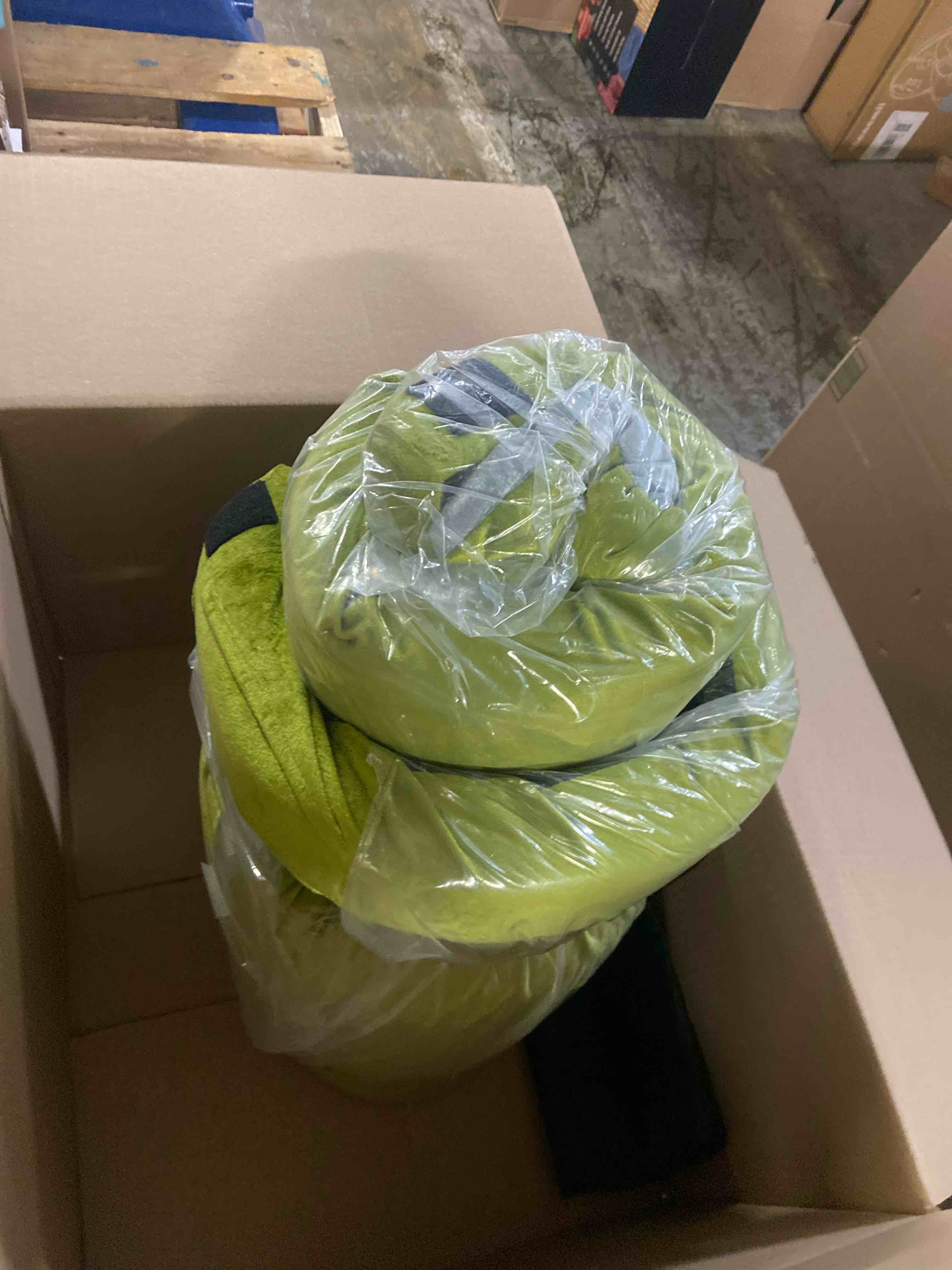 Condition photo showing New/Like New for 3 Inch GAIALOOP Thick Memory Foam Camping Mattress Sleeping Pad [Car/Tent/Cot] Glamping Portable Floor Mat Roll Up Futon Mattress for Guests Sleepover Avocado Green Twin: 75*38*3"
