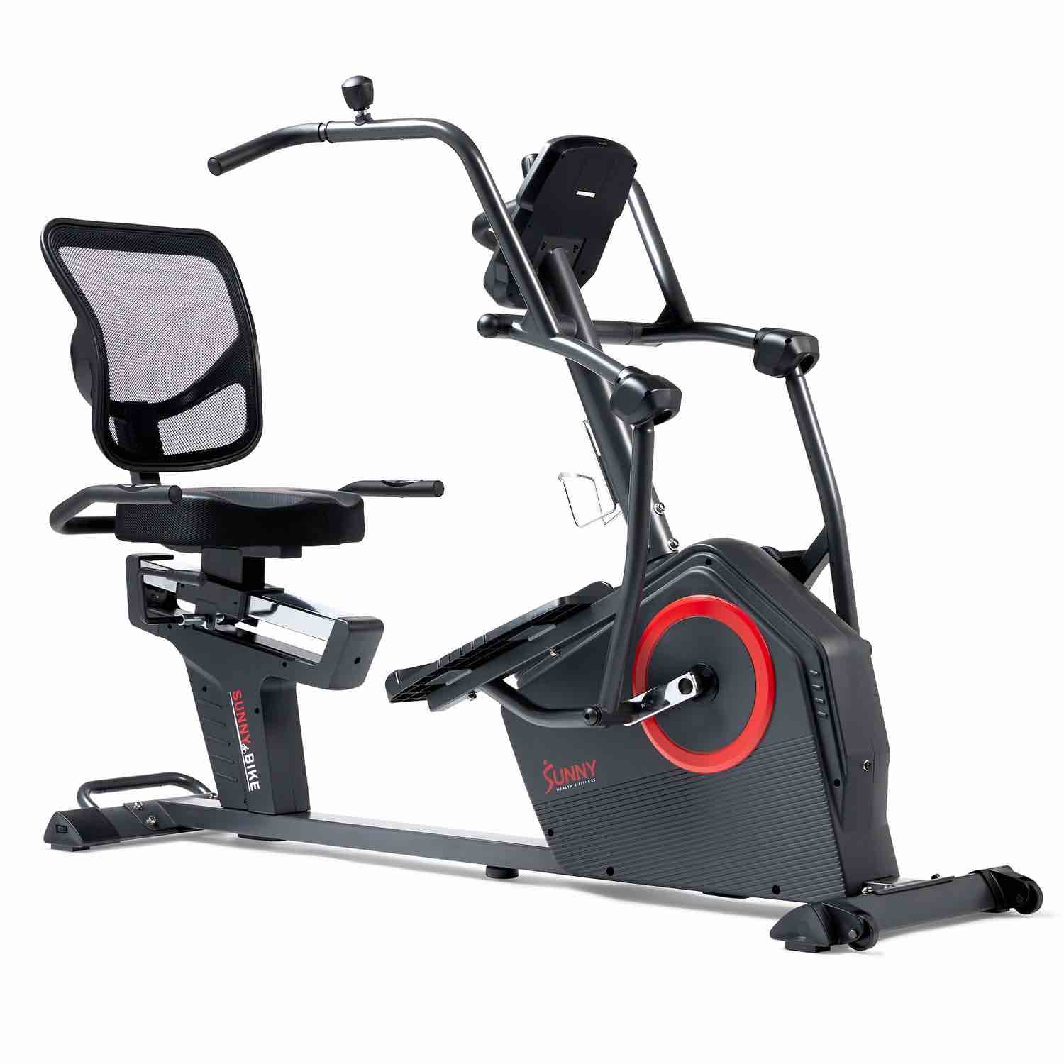 premium smart programmable electro-magnetic resistance recumbent elliptical cross trainer 