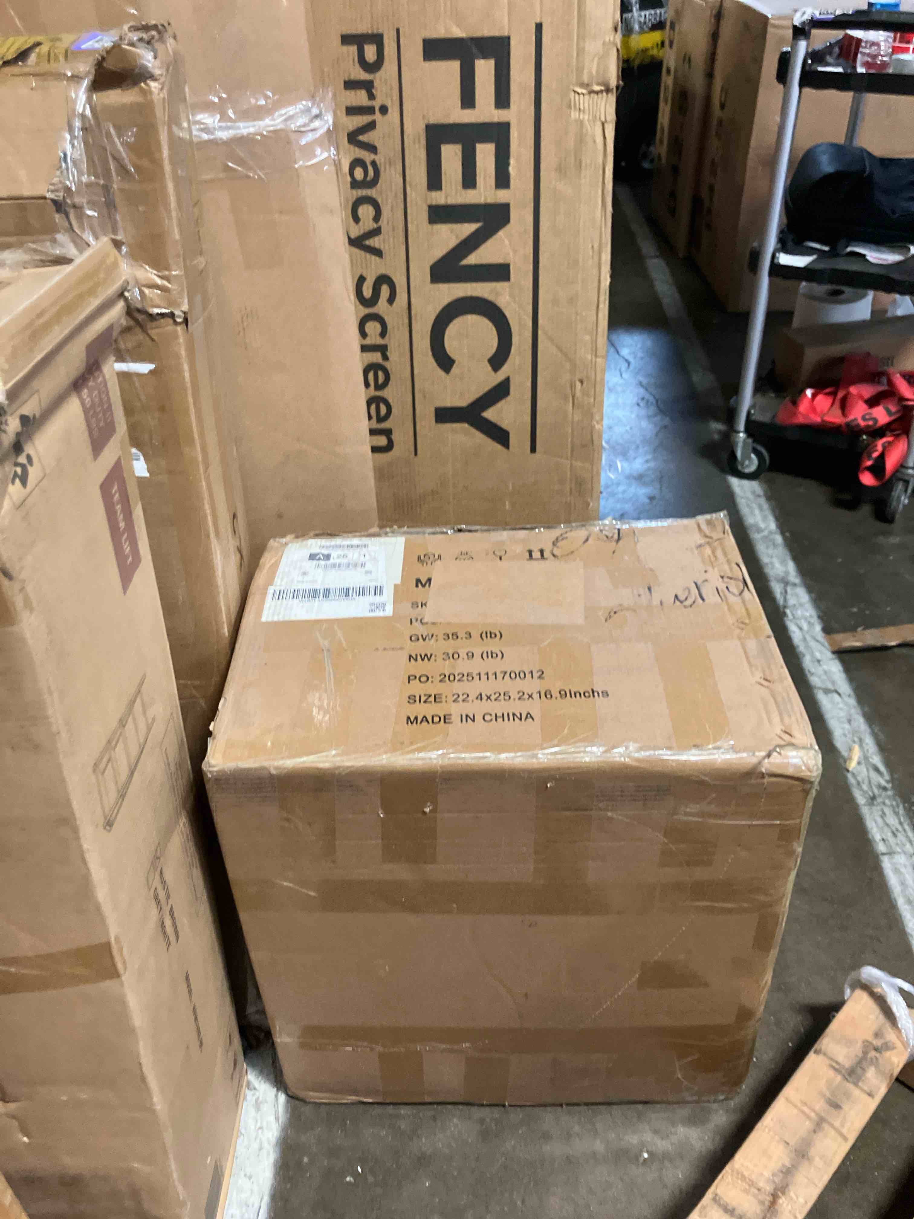 Condition photo showing As Is for 4-motor electric massage table, adjustable height and backrest, built-in charging station and led light, for spa, facial and salon (incomplete box 1/2 only)