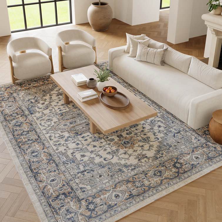 jurado oriental ivory/gray/beige area rug