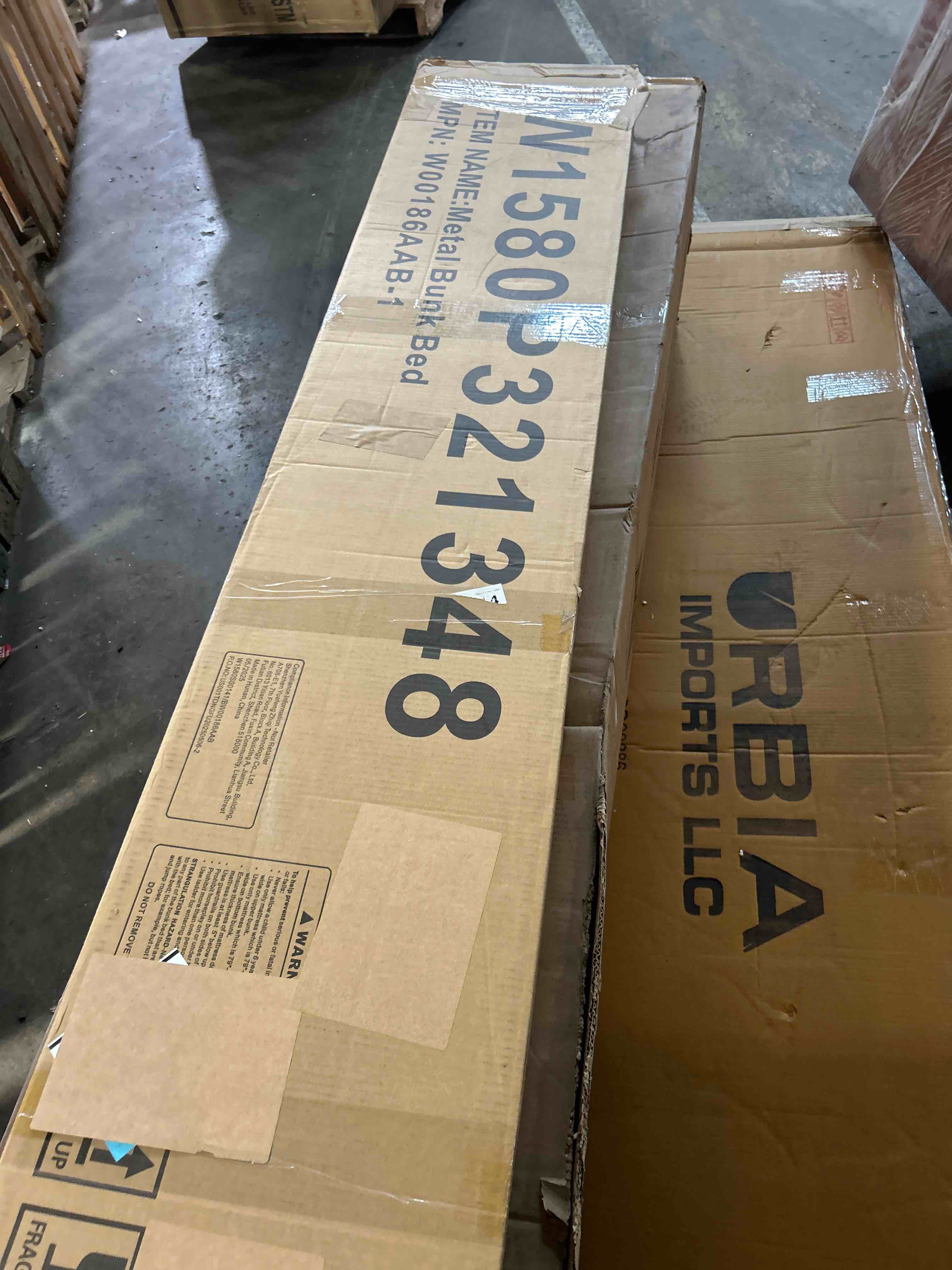 Condition photo showing As Is for floor bunk bed for kids and adults, heavy duty metal bunk bed(box 1 only)