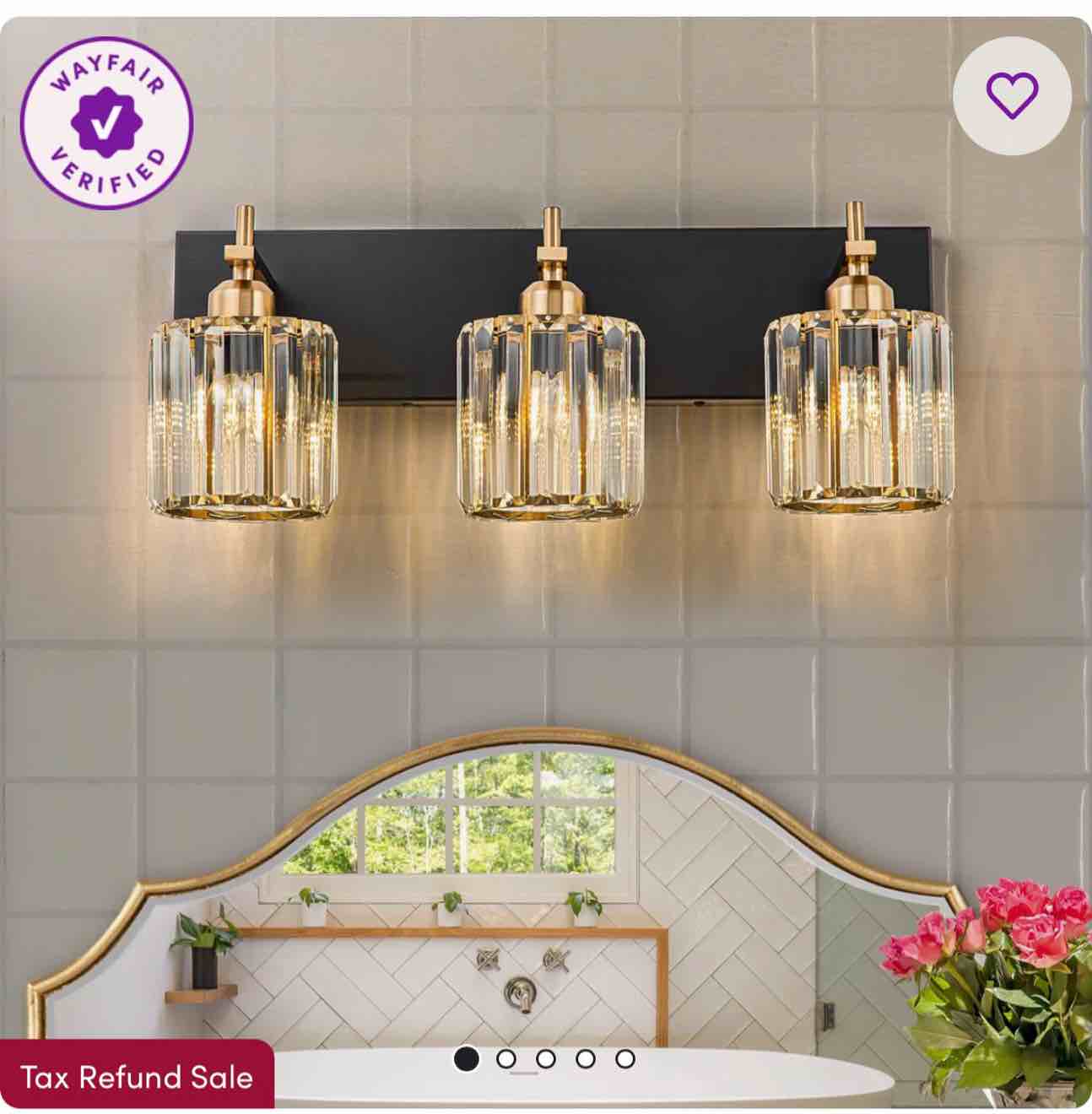 corless dimmable vanity light  4496466559