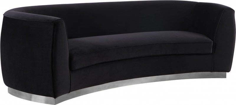 Meridian Furniture Julian Velvet 91.5 inch Sofa (Wall)