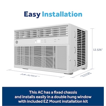 Condition photo showing New/Like New for ge medium room window air conditioner , remote included ( 115-volt , 8100-btu )