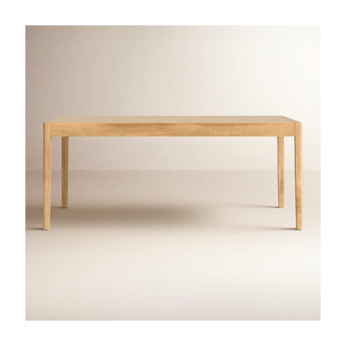 Condition photo showing New/Like New for beechgrove 72" natural light oak wood 4 leg dining table. 30'' h x 72'' w x 38'' d