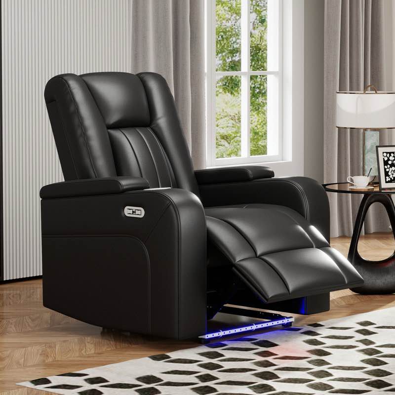 Condition photo showing New/Like New for ylianna 38inch w faux leather power recliner with usb ports by latitude run