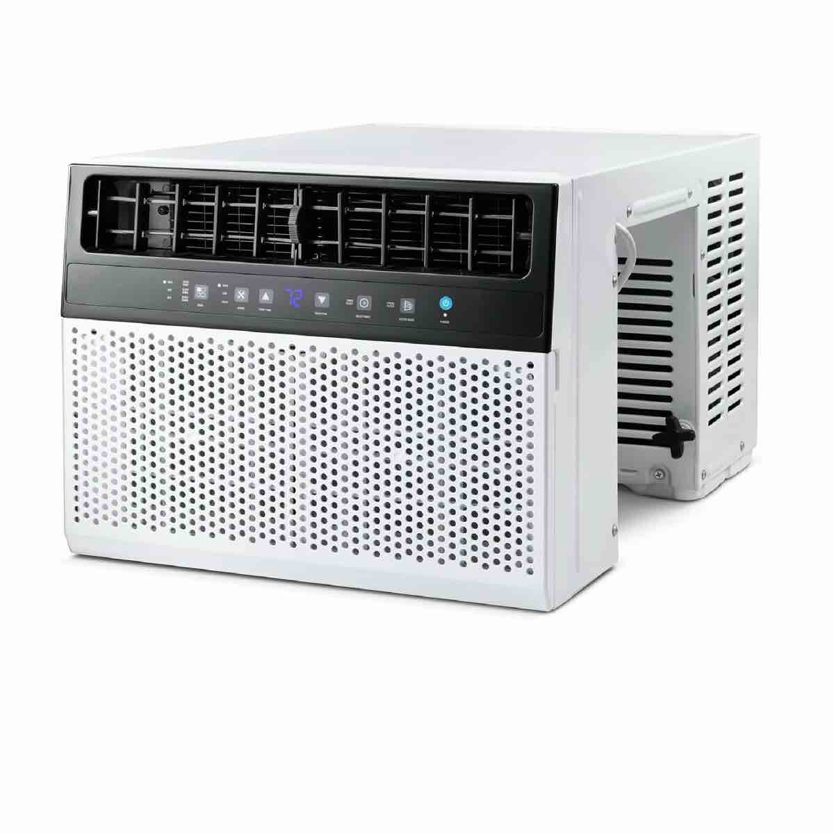 12,000 btu window air conditioner,cools 550 sq.ft,quiet,dehumidifier&eco mode,remote control,for bedroom,livingroom,office aco54ch08w-12k