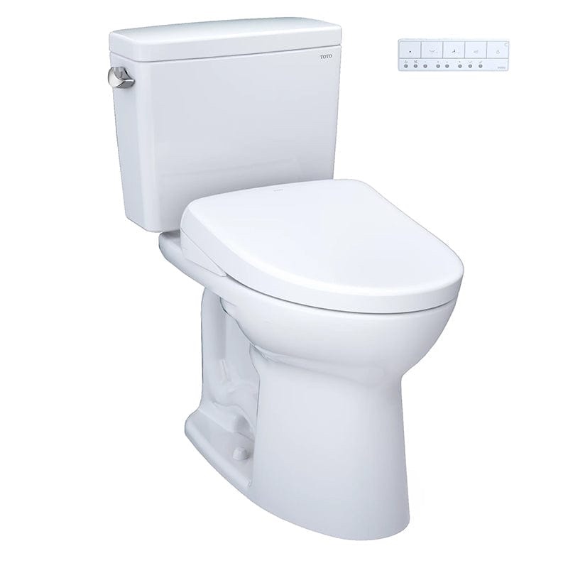 toto drake washlet+ two-piece elongated 1.28 gpf. new in box