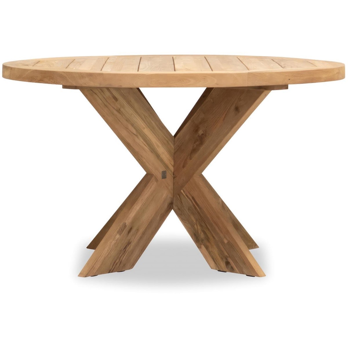 Condition photo showing New/Like New for wood grove 51in reclaimed solid teak dining table, 51 x 30, new in box!