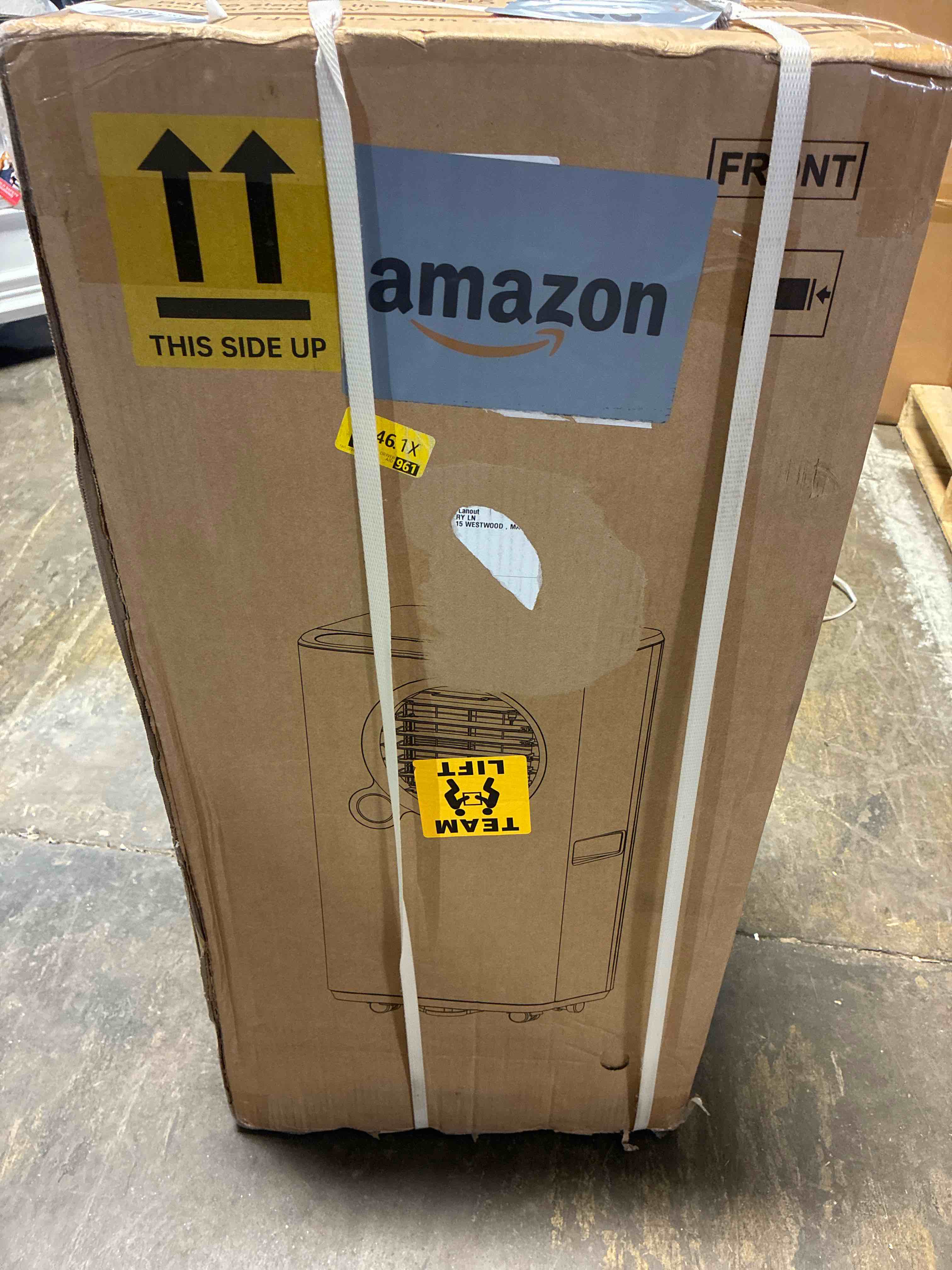 Condition photo showing New/Like New for portable air conditioner, 16000 btu, 6-in-1 smart ac unit with wifi app for large rooms up to 750 sq. ft., quiet 45db sleep mode 24h, child lock, dehumidifier fan