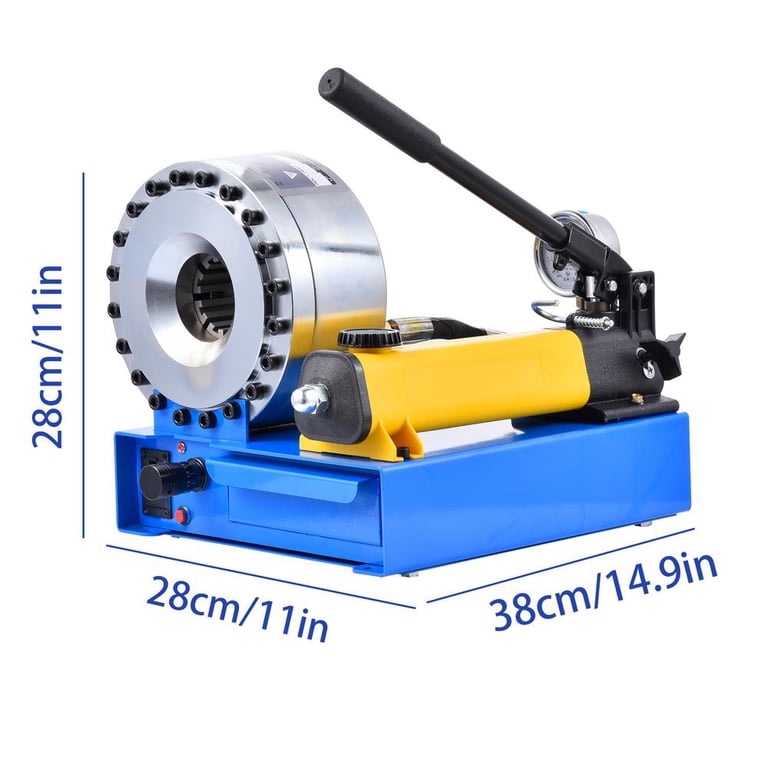 Condition photo showing New/Like New for hose crimper portable horse press crimper hydraulic hose tube crimping machine (new in box) 