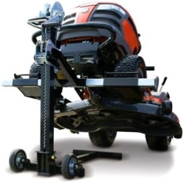 Condition photo showing New/Like New for mojack mj-pro 00145 commercial ztr & rider mower lift jack, 750lb capacity (in box) 63 d x 45 w x 45 h