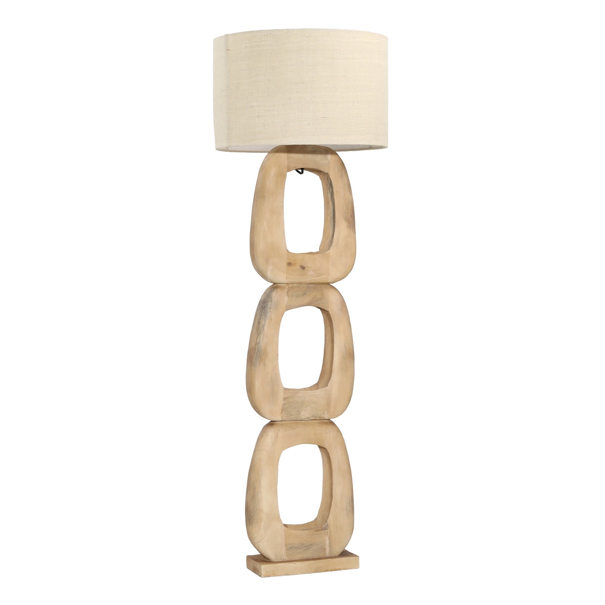 Condition photo showing New/Like New for kelvin modern floor lamp: stylish 61-inch lighting solution with elegant 20" shade for any room 20" x 20" x 12.5" | base: 13" x 5.5" x 47.5"
