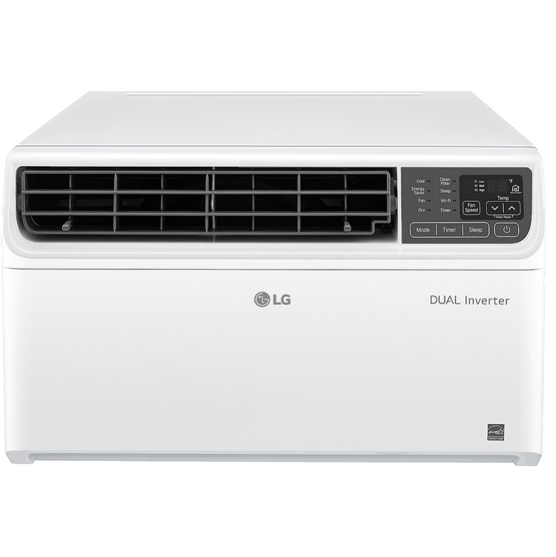 lg 18,000 btu dual inverter smart wi-fi window air conditioner