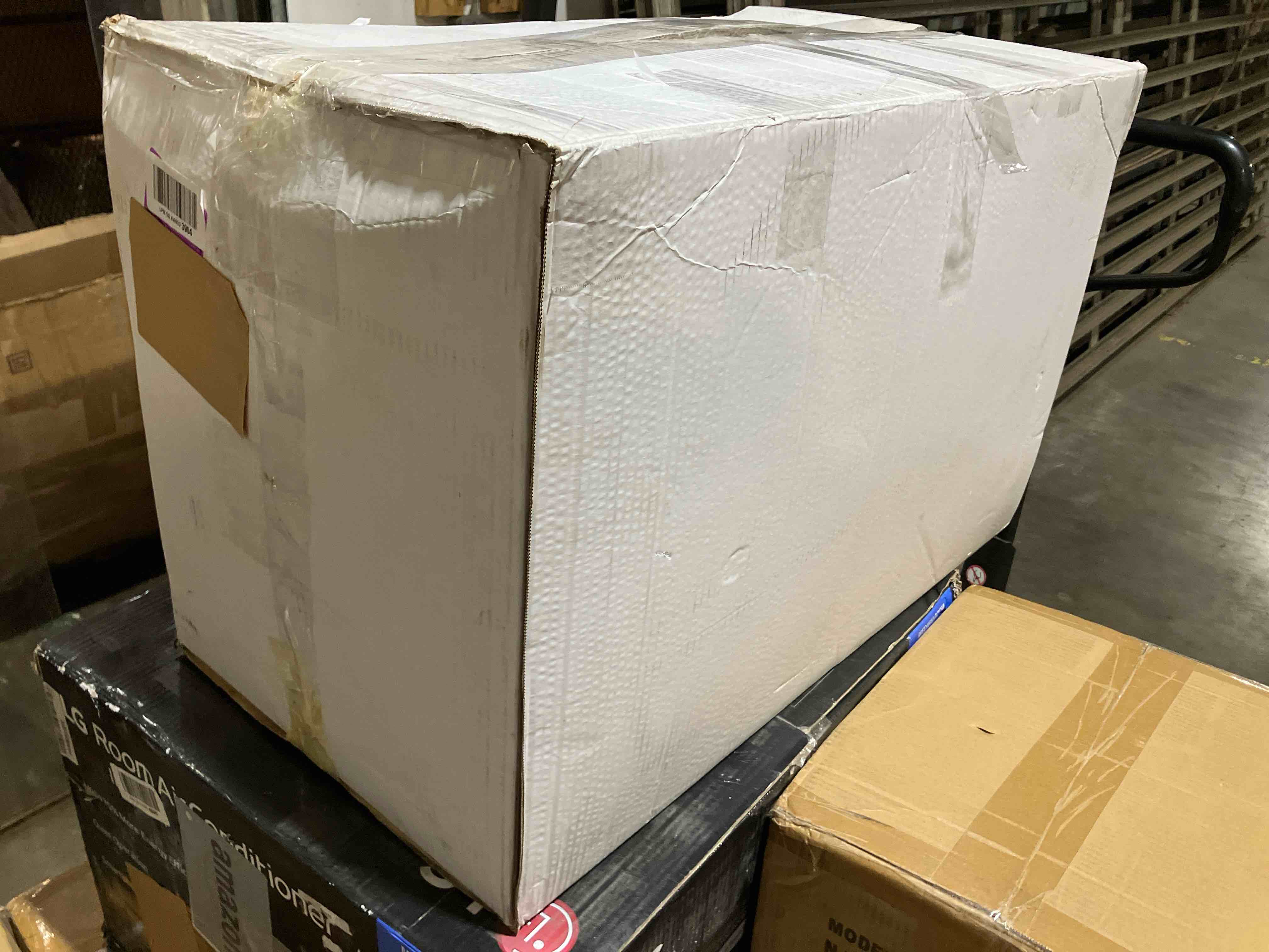 Condition photo showing New/Like New for 14,000 btu portable air conditioner with wifi & remote control, cools up to 700 sq.ft, auto-evaporation low noise portable ac unit for large room, office, garage, white