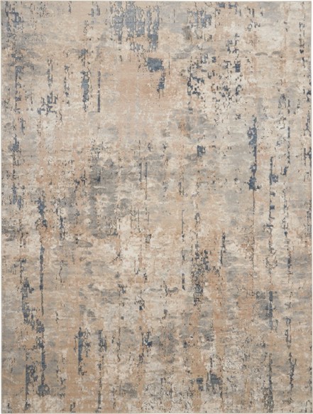 Condition photo showing New/Like New for nourison quarry 7' x 10' beige grey modern indoor rug 099446030146 by nourison home