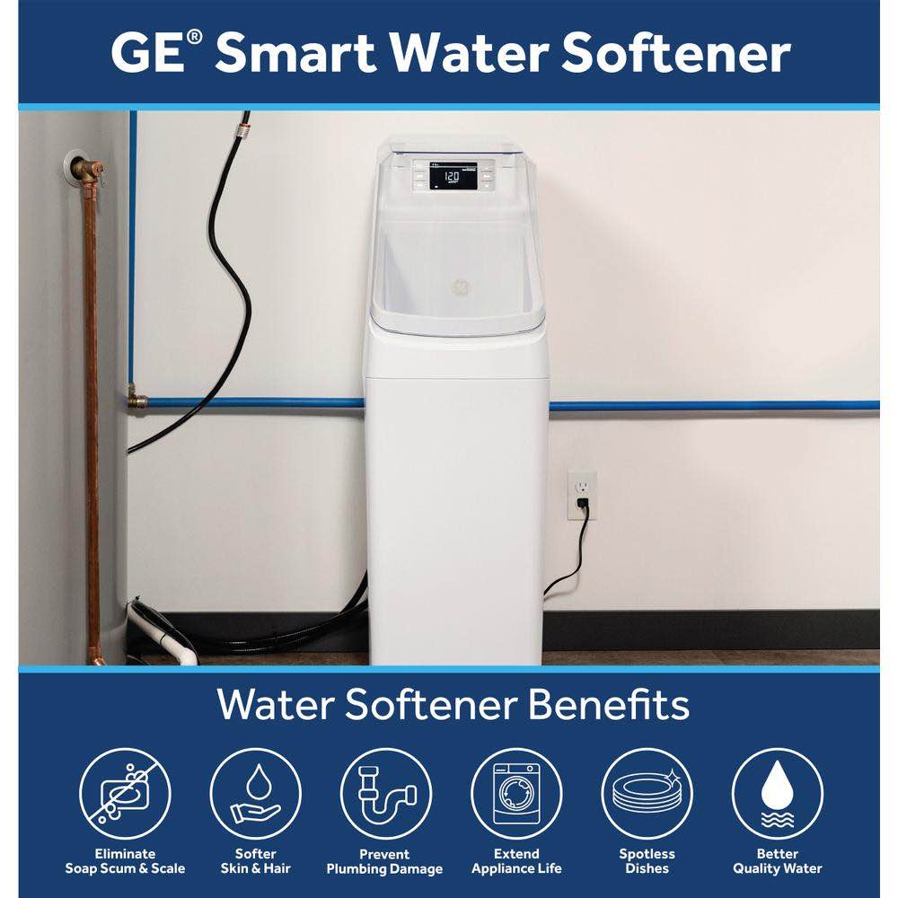 Condition photo showing New/Like New for ge® smart water softener 35,000 grain capacity
