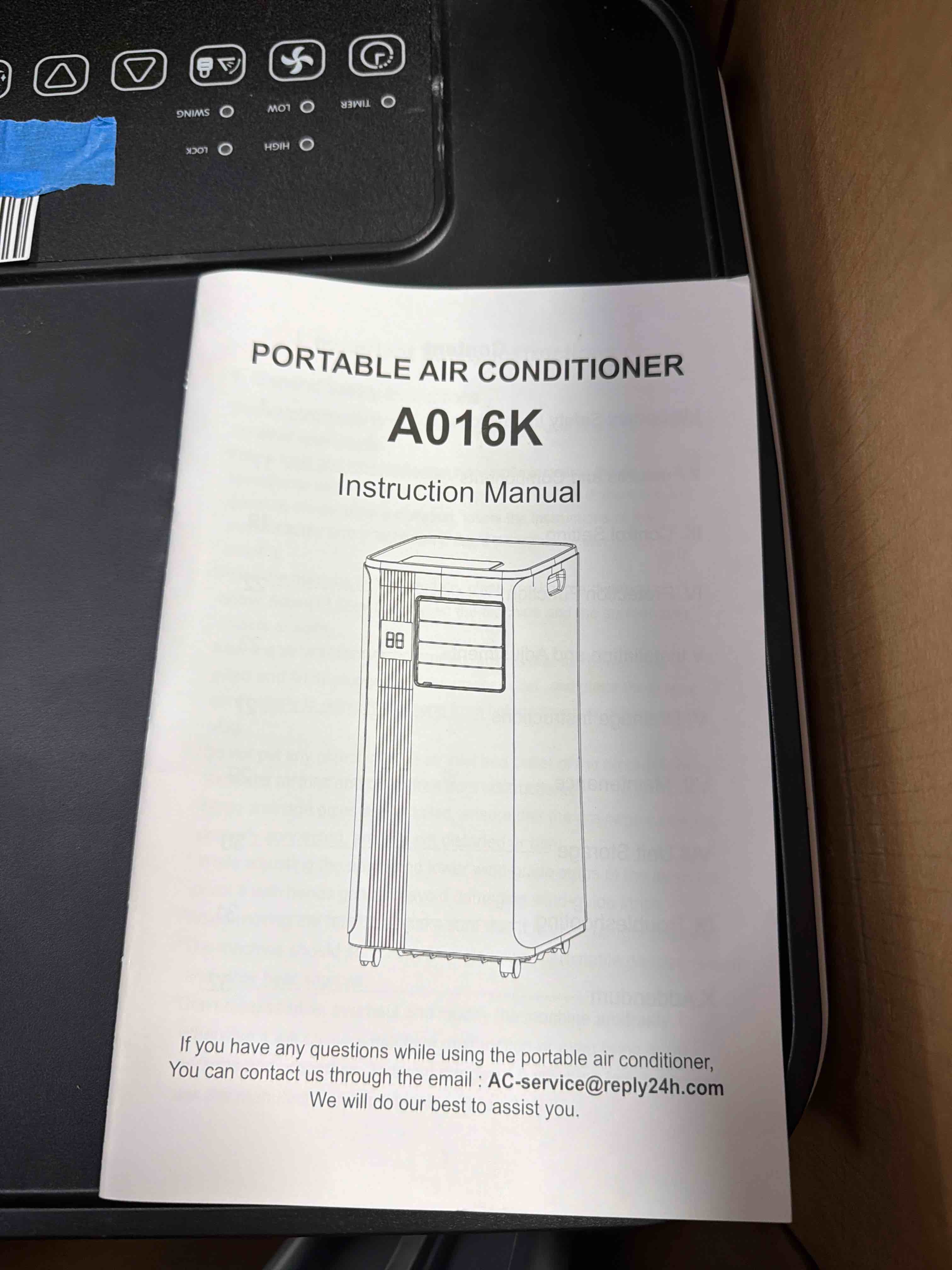 Condition photo showing New/Like New for 2026 upgraded 10000 btu portable ac for room up to 450 sq. ft, 3 in 1 ac unit with 24h timer, smart sleep mode, remote control, air cooler for bedroom kitchen small-rooms